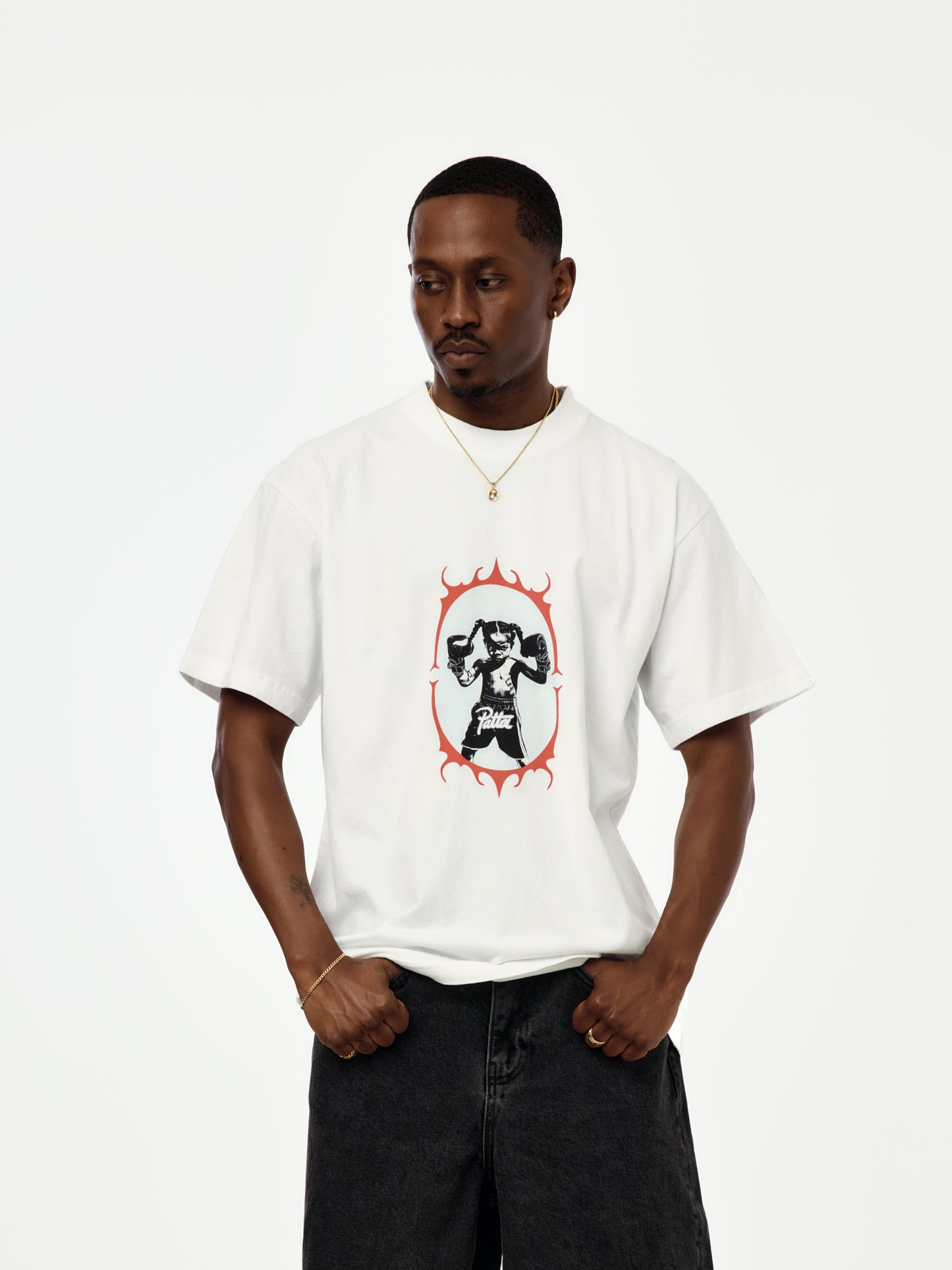 Patta Boxing T-Shirt (White)