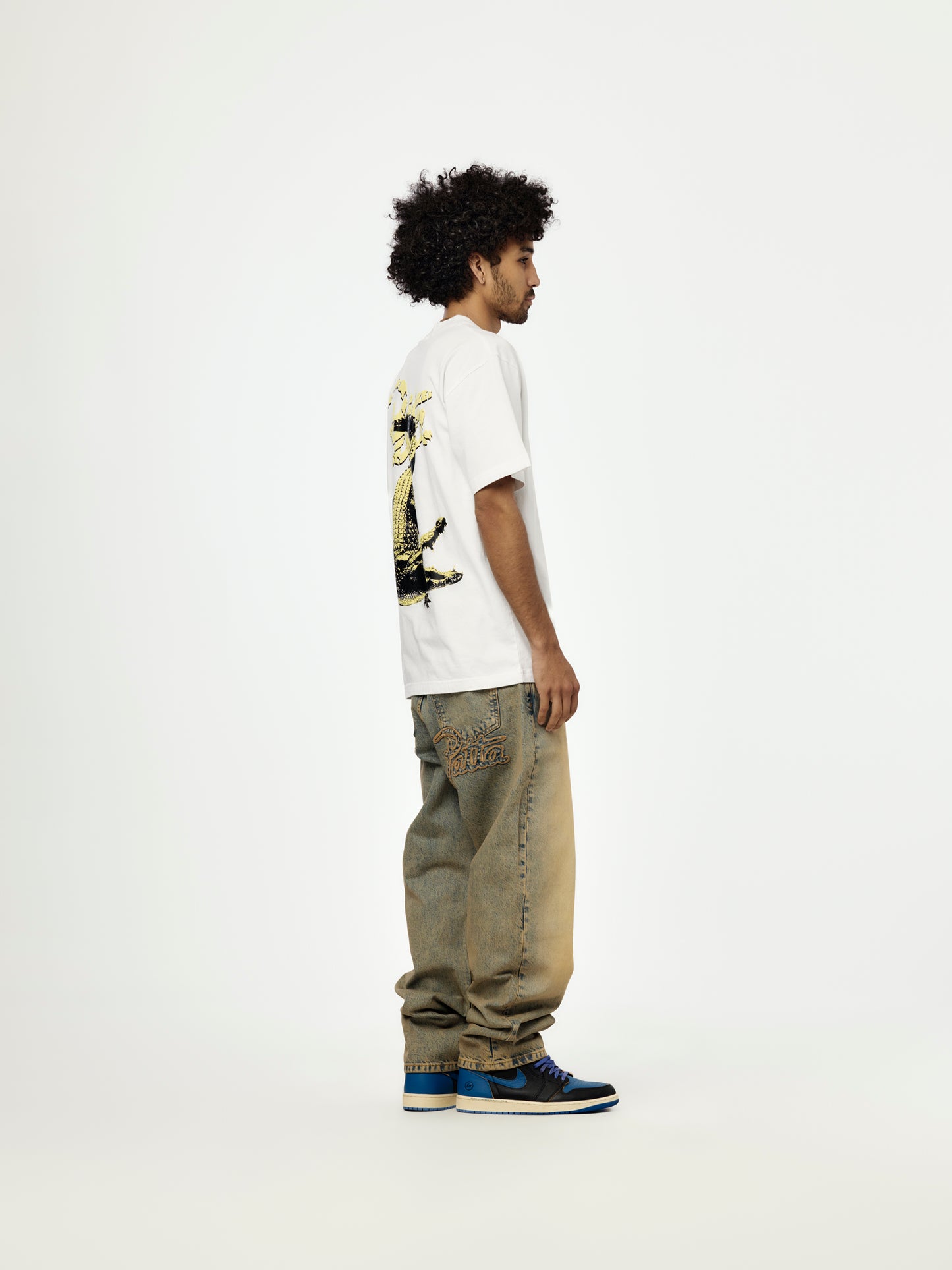 Patta Dirty Whiskers Denim Pants (Sandwashed Light Blue Denim)
