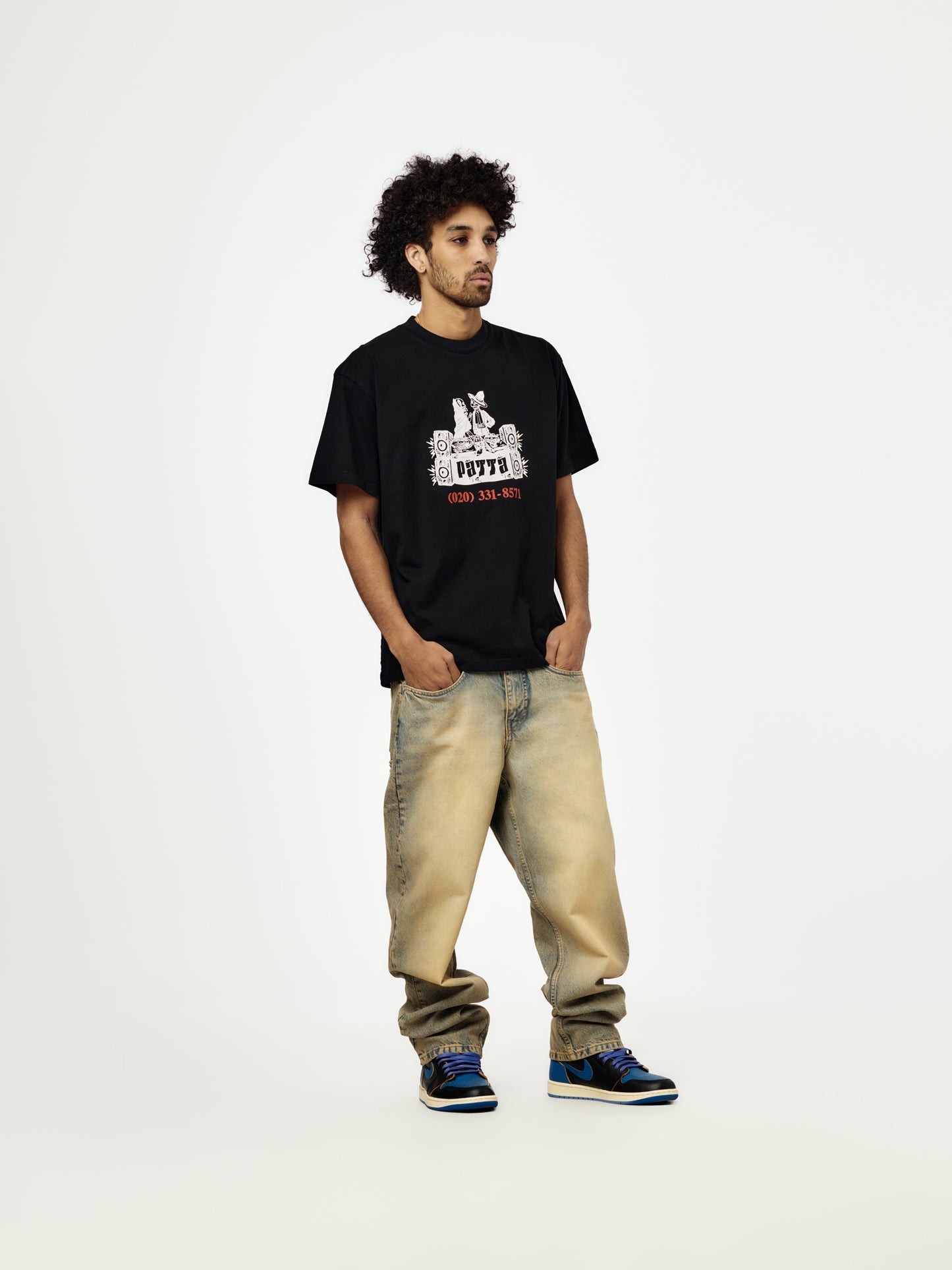 Patta DJ Skully T-Shirt (Black)