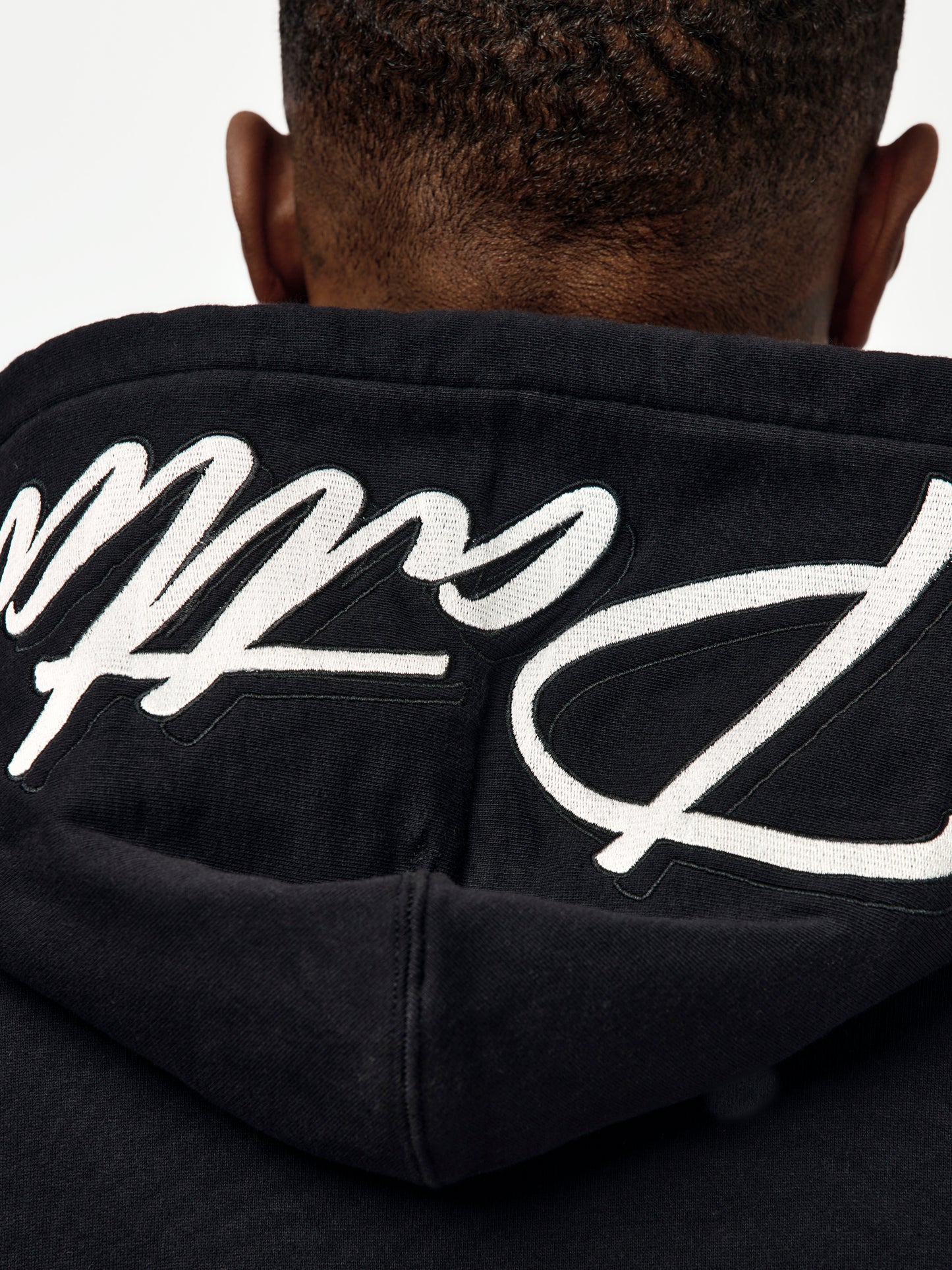 Patta Embro Classic Zip Up Hooded Sweater (Black)