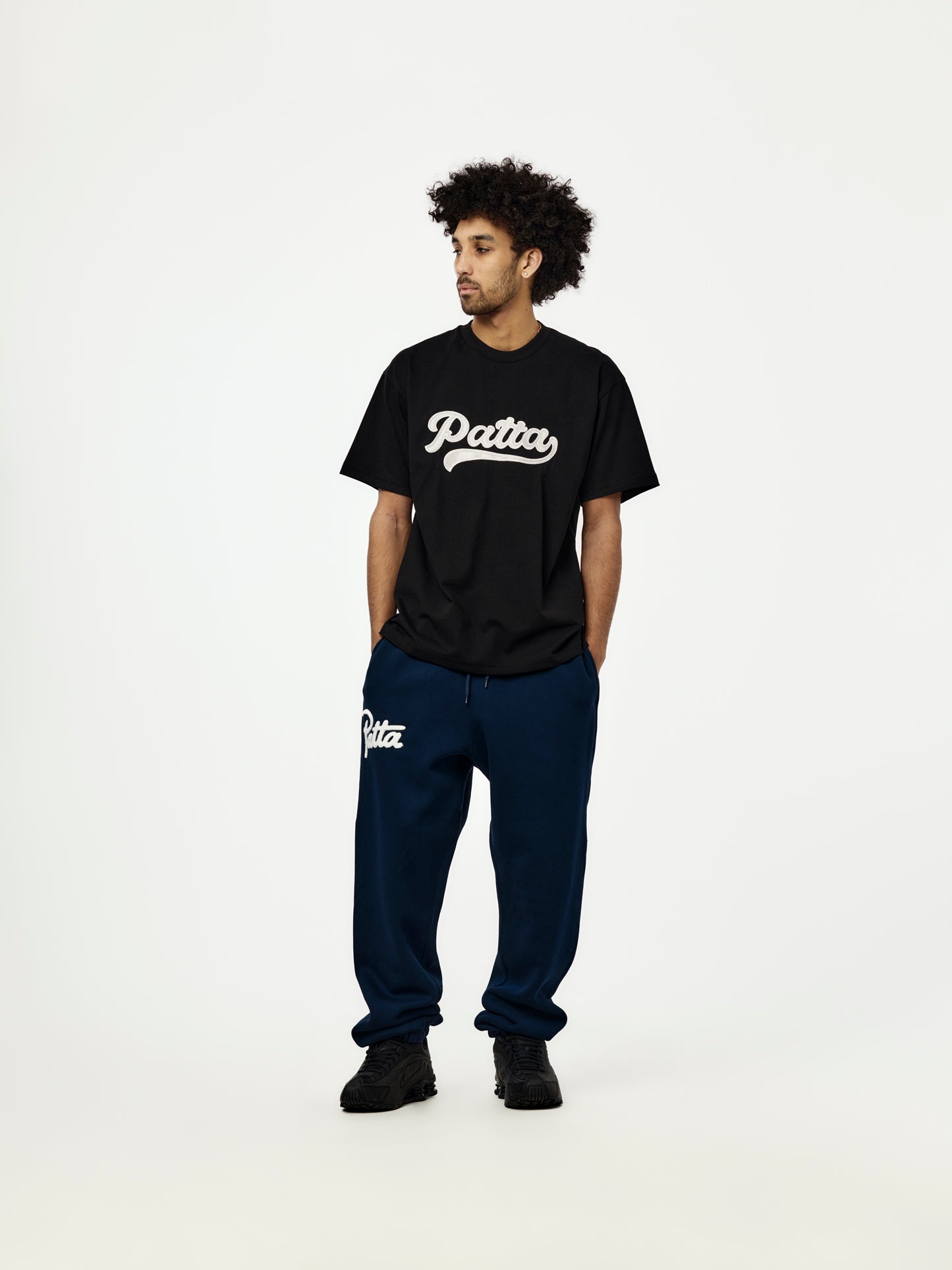 Patta Logo Tail T-Shirt (Black)