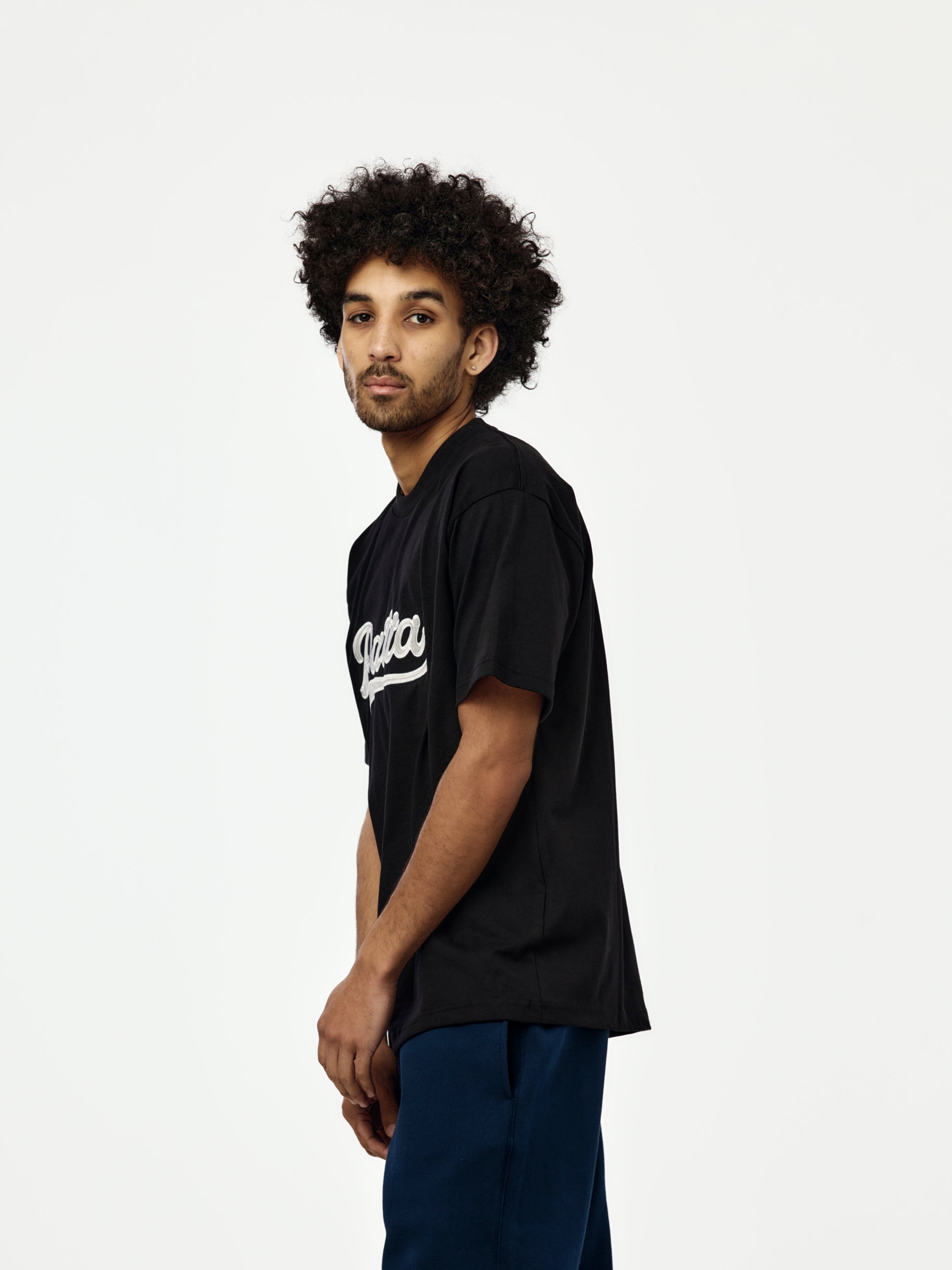 Patta Patta Logo Tail T-Shirt (Black) - UNION LOS ANGELES