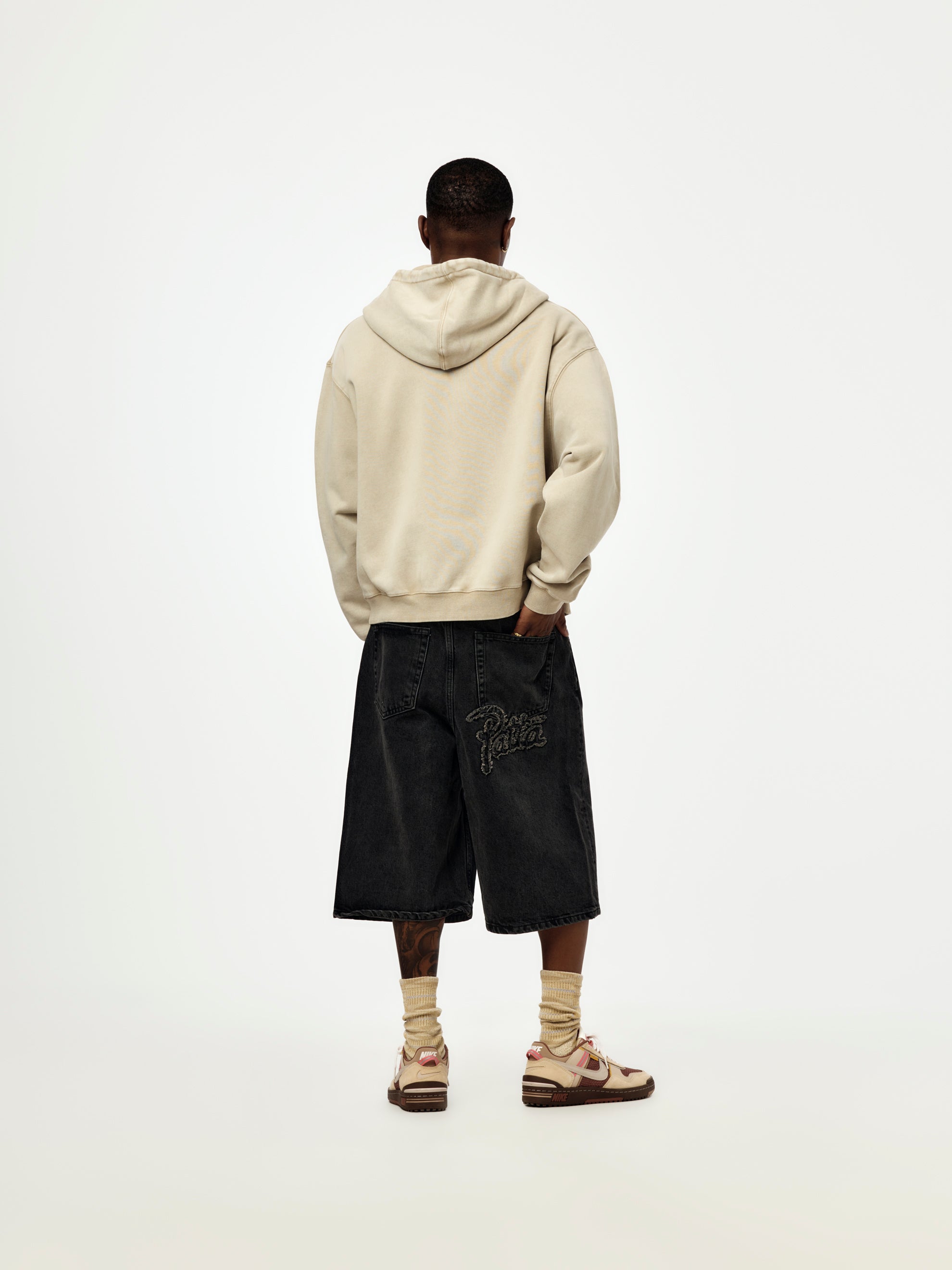 Patta Patta Loopback Logo Zip Hooded Sweater (Irish Cream) - UNION