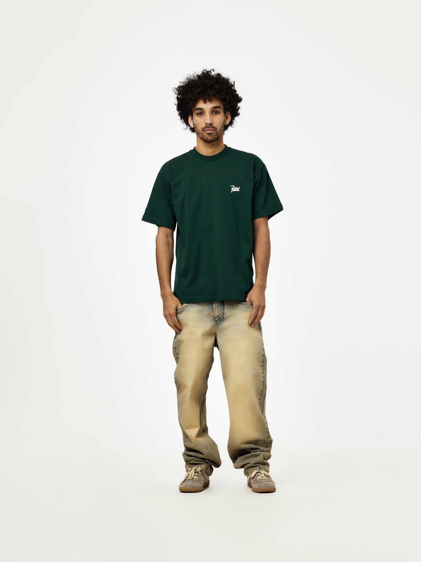 Patta Script Logo T-Shirt (Pine Grove)