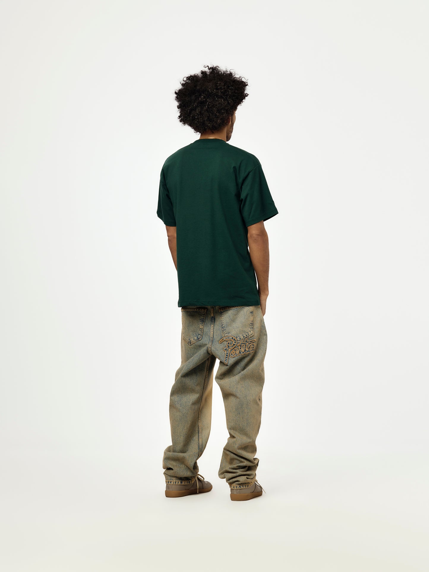 Patta Script Logo T-Shirt (Pine Grove)