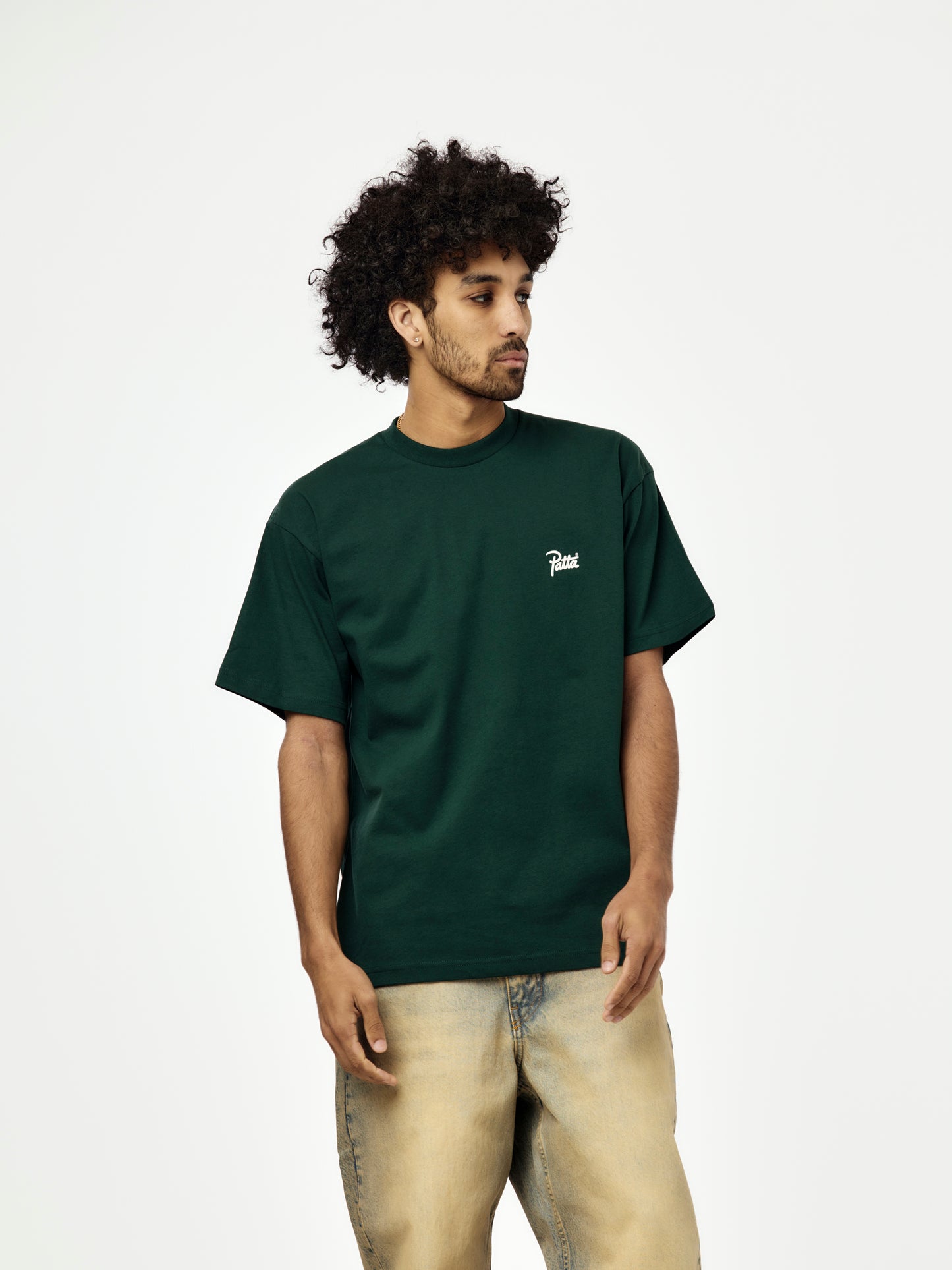 Patta Script Logo T-Shirt (Pine Grove)
