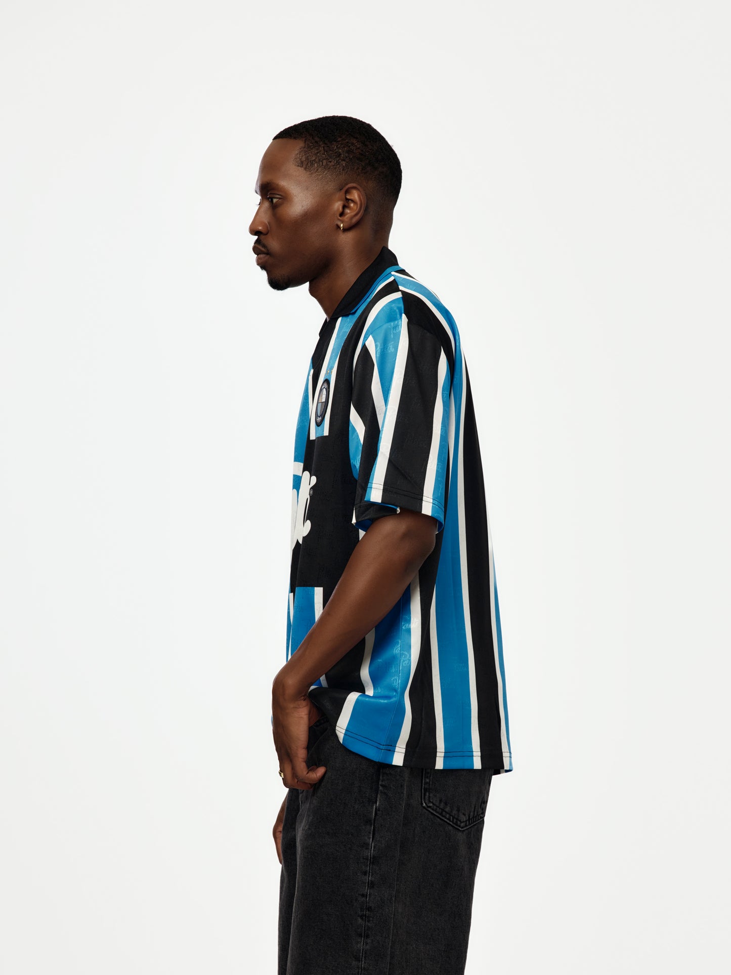 Patta Stripe Football Jersey (French Blue)