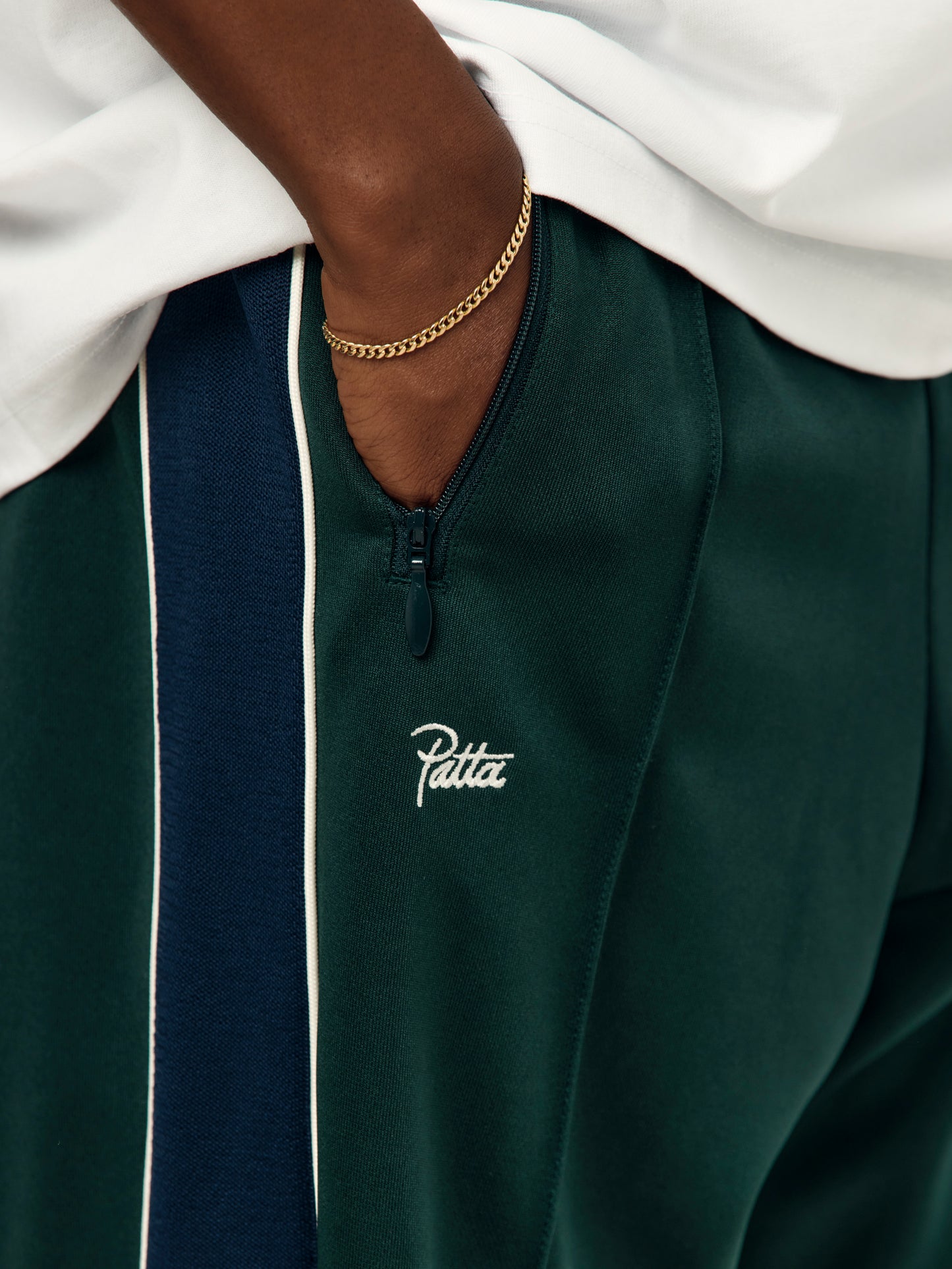 Patta Tricot Straight Track Pants (Pine Grove)