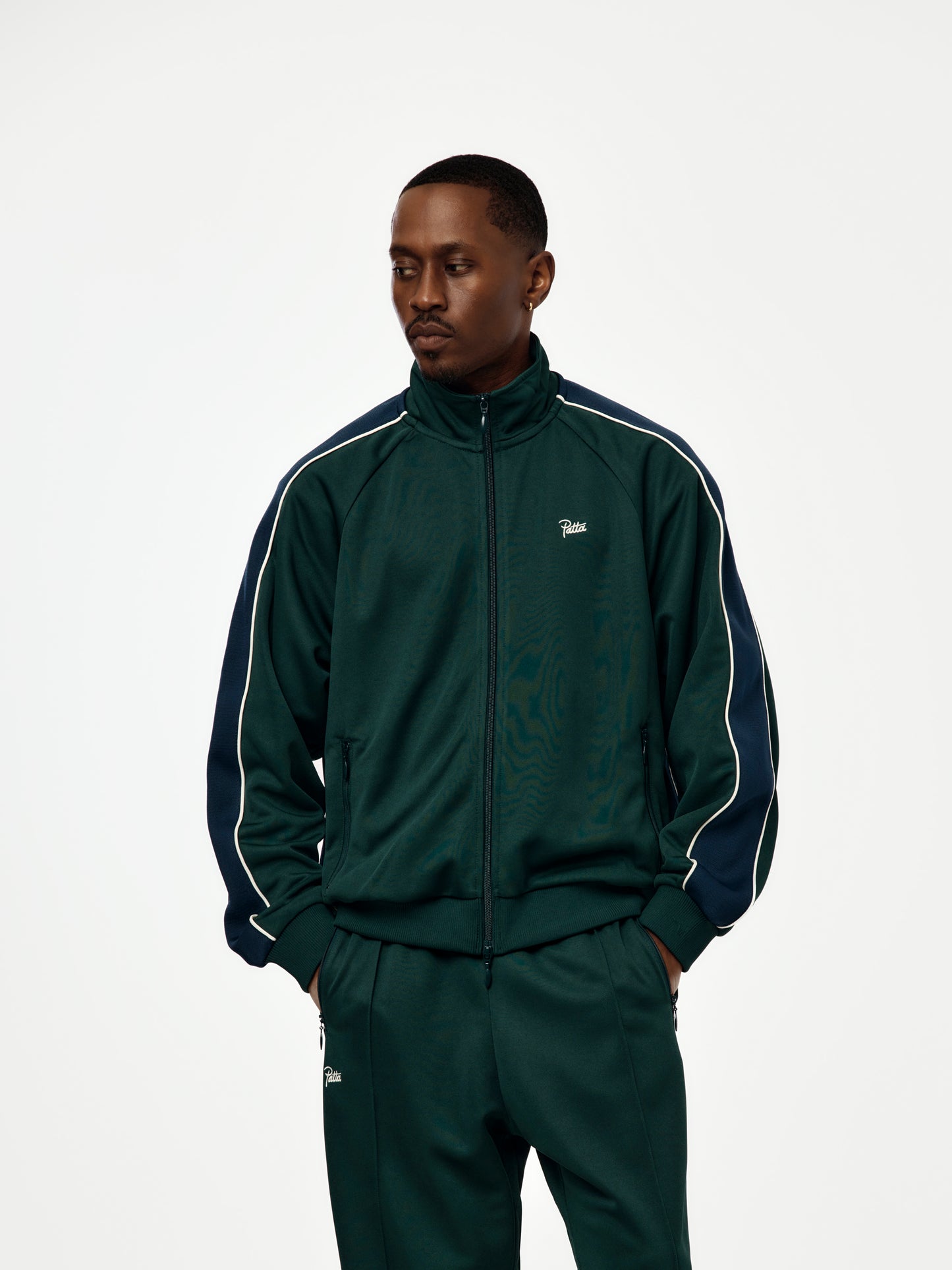 Patta Tricot Track Jacket (Pine Grove)