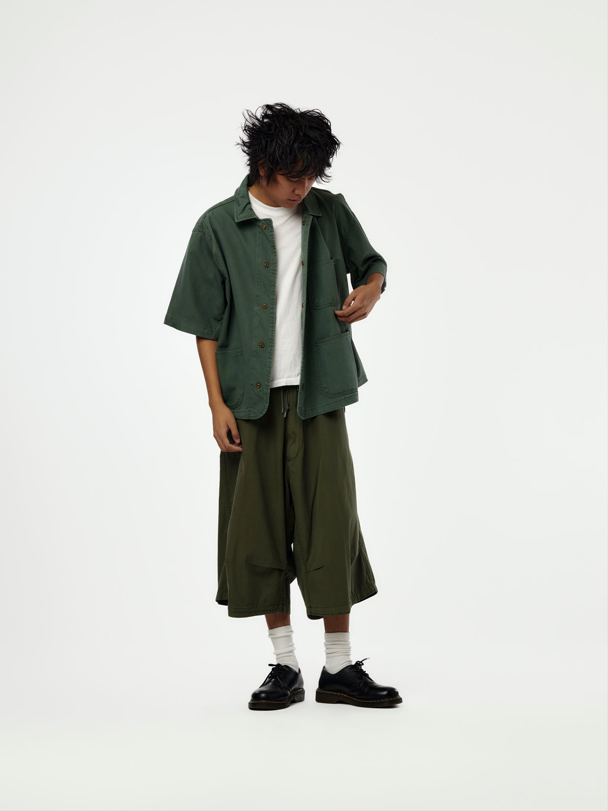 Removed From Conflict Field Overshirt (Green)