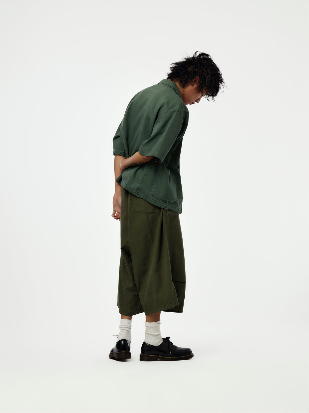 Removed From Conflict Utility Culotte Pant (Olive)