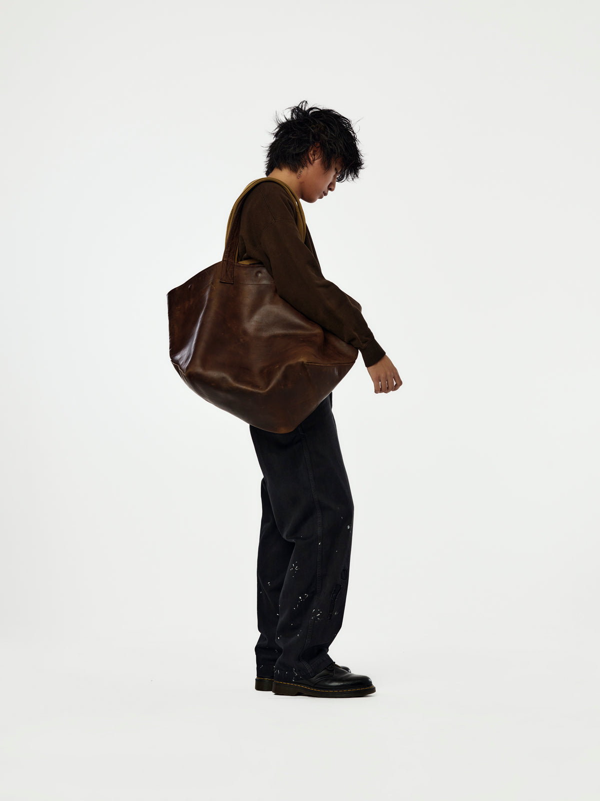 Removed From Conflict Quartermaster Carryall (Patina Cow Leather)