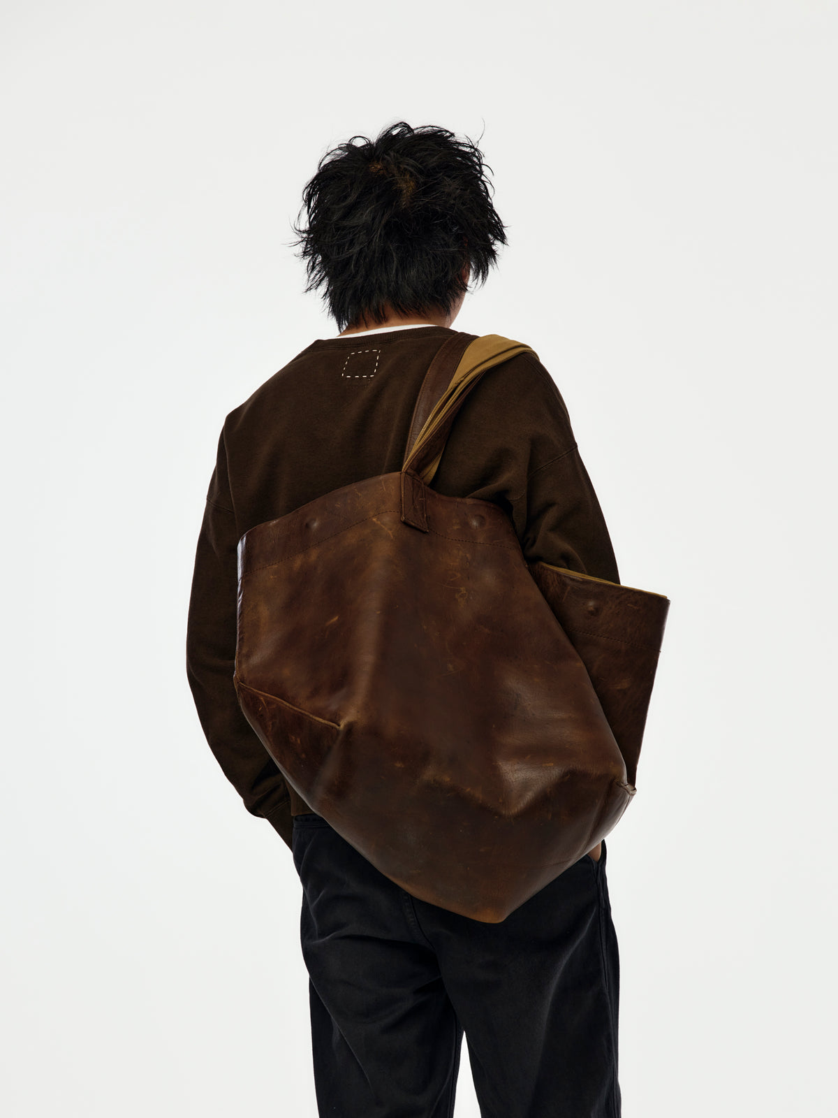 Removed From Conflict Quartermaster Carryall (Patina Cow Leather)