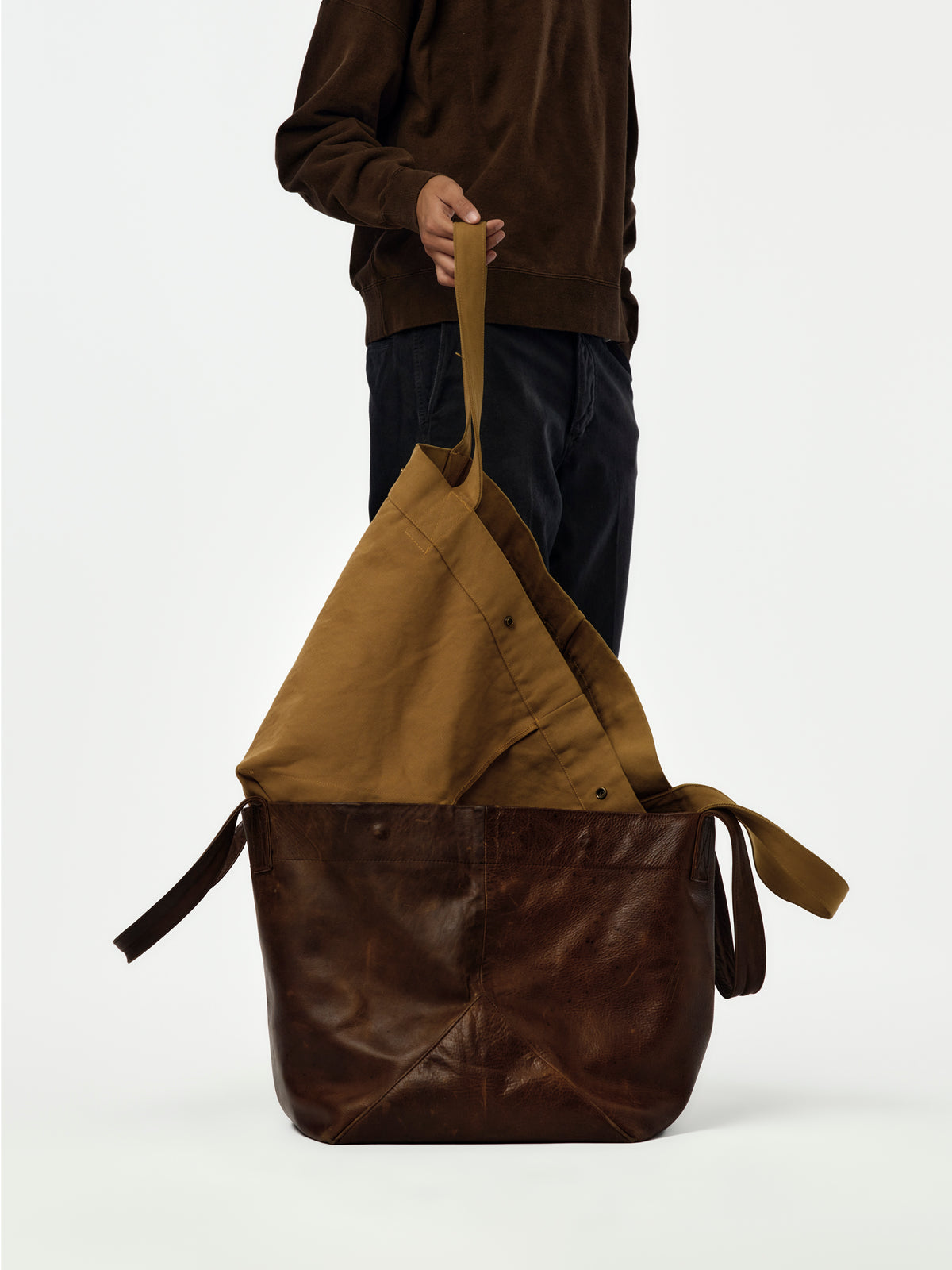 Removed From Conflict Quartermaster Carryall (Patina Cow Leather)