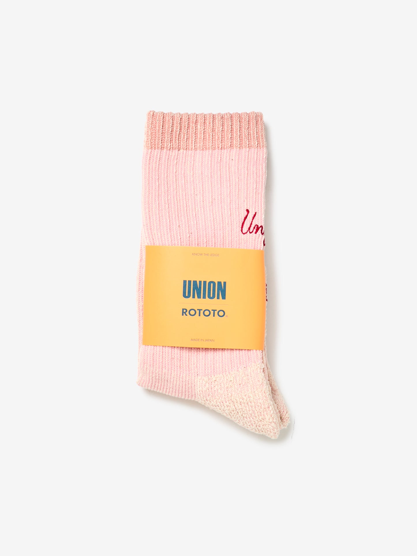 UNION x ROTOTO FRAMEWORK SOCK (Coral Pink)