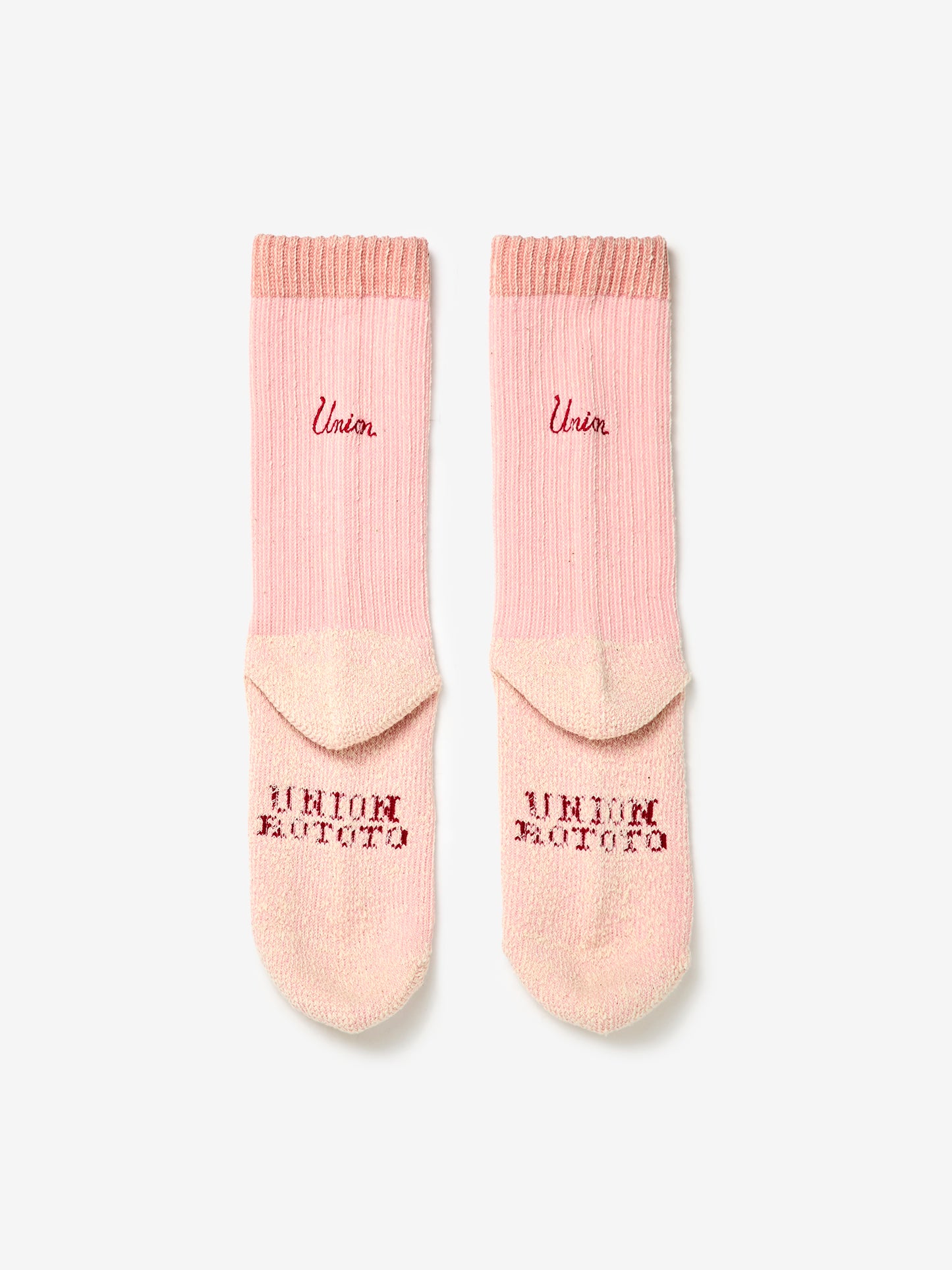 UNION x ROTOTO FRAMEWORK SOCK (Coral Pink)