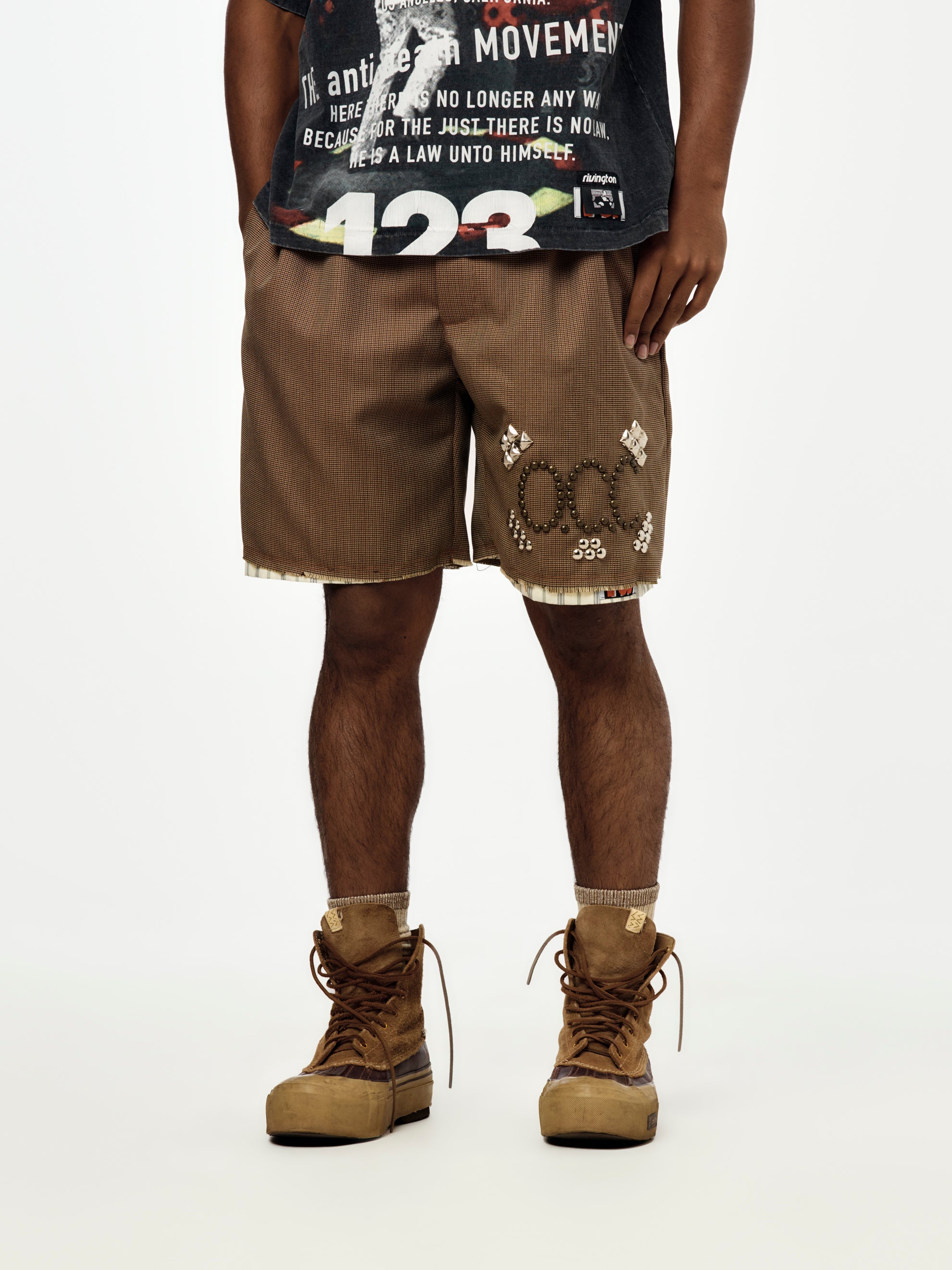 RRR123 FELLOWSHIP SHORT (Houndstooth) - UNION LOS ANGELES