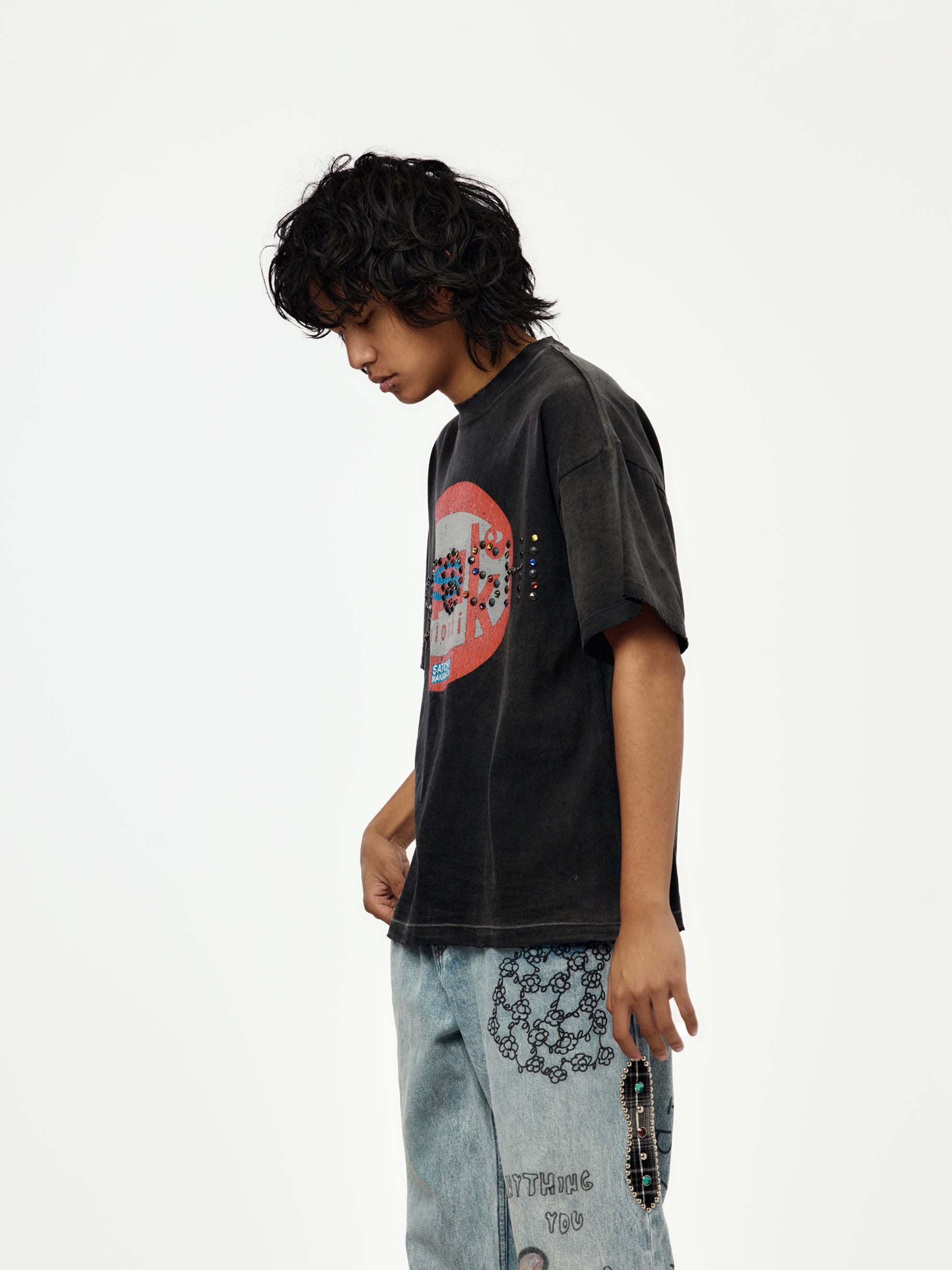 Satoshi Nakamoto Ask Satoshi Tee (Washed Black) - UNION LOS ANGELES