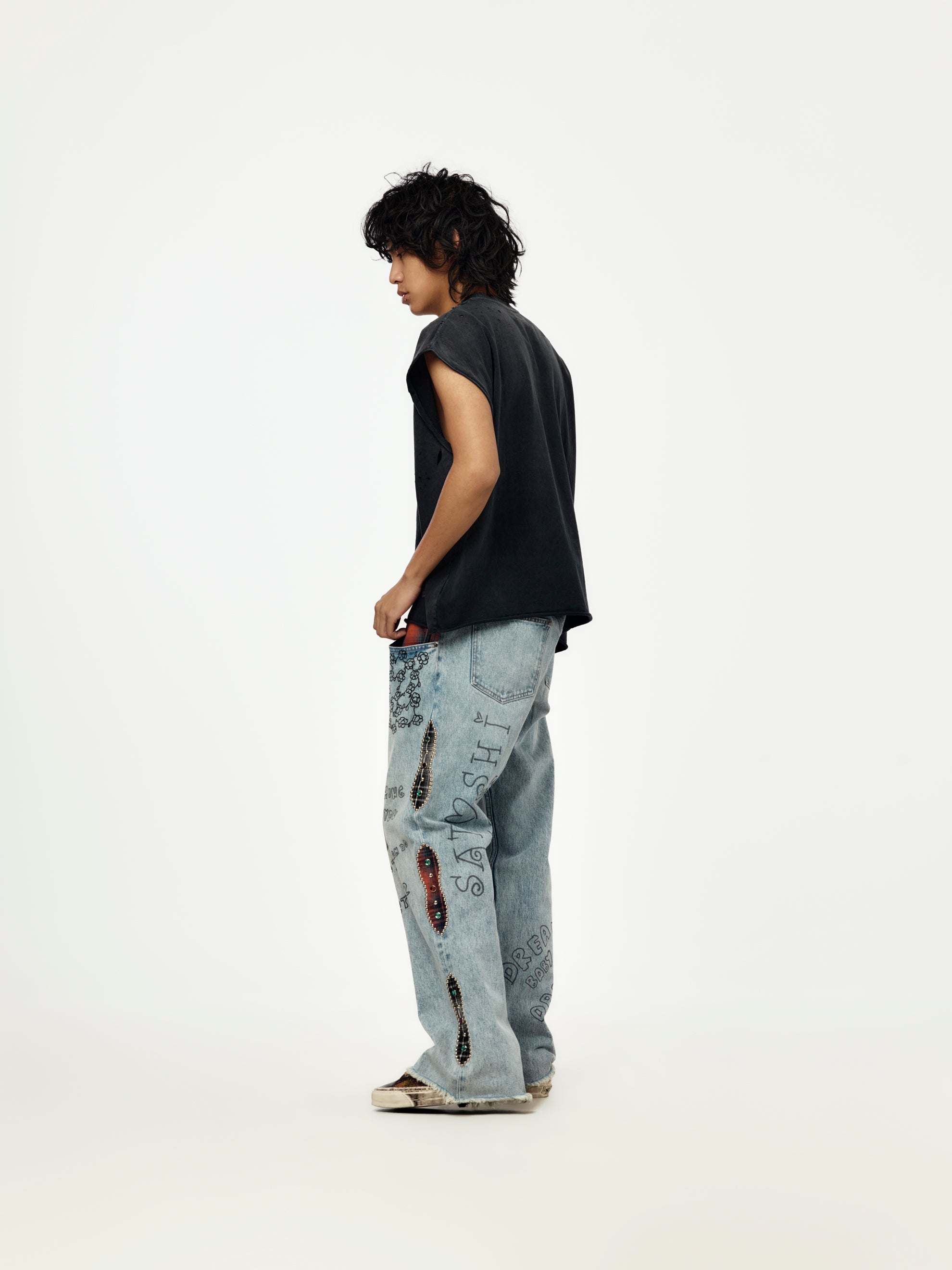 Satoshi Nakamoto Digital Tee (Washed Black) - UNION LOS ANGELES