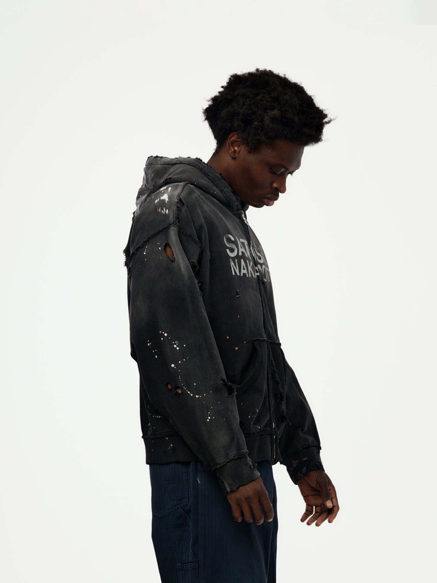 Luke Fleece Hoodie (Black)
