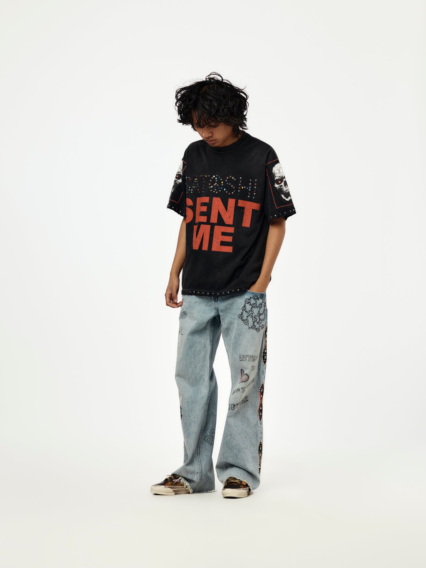 Satoshi Sent Me Tee (Washed Black)