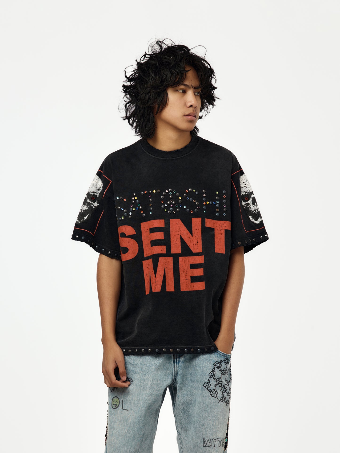 Satoshi Sent Me Tee (Washed Black)