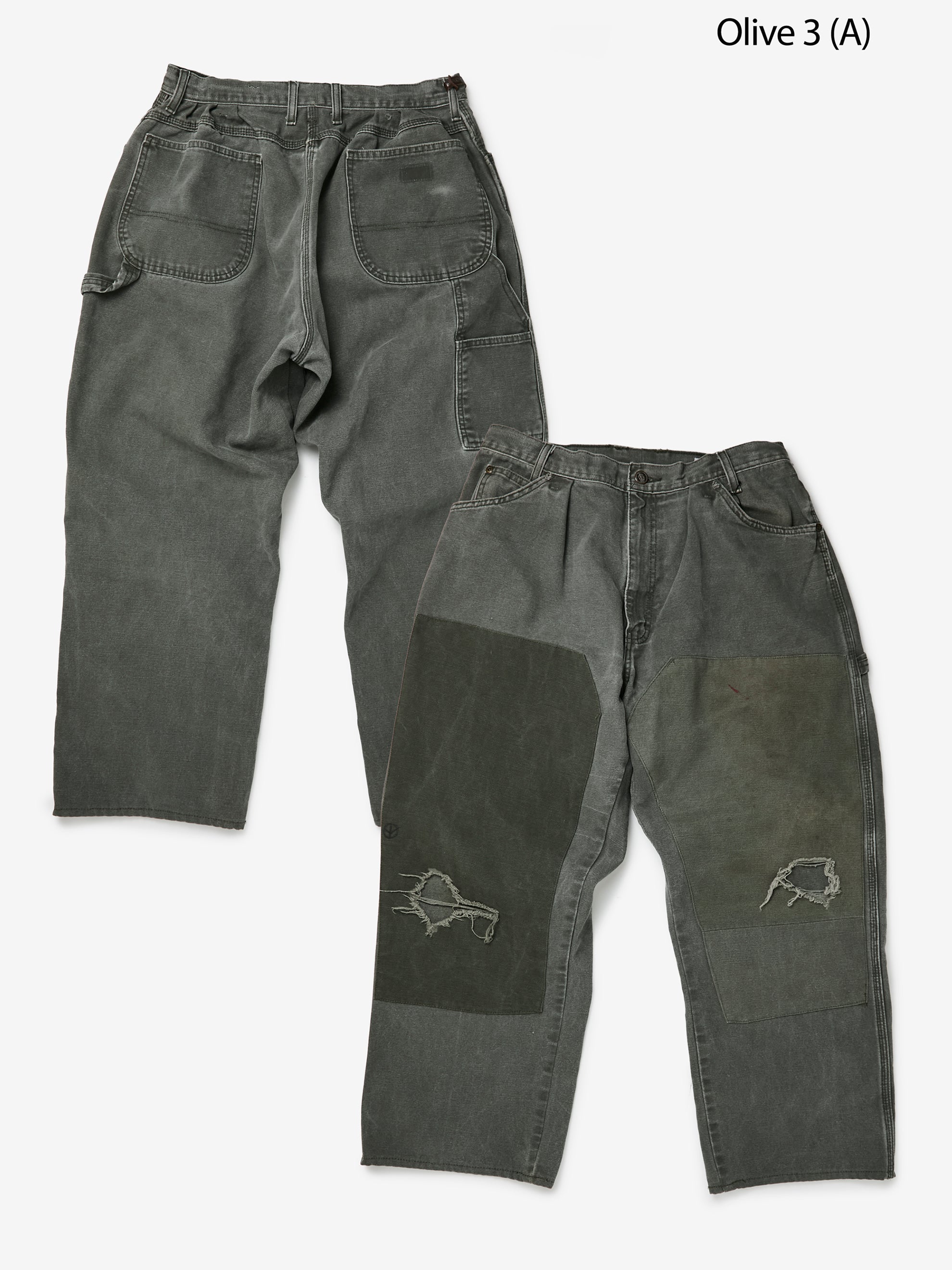 Sunny Side Up RE PAINTER PANTS DUCK (VINTAGE OLIVE DRAB) - UNION