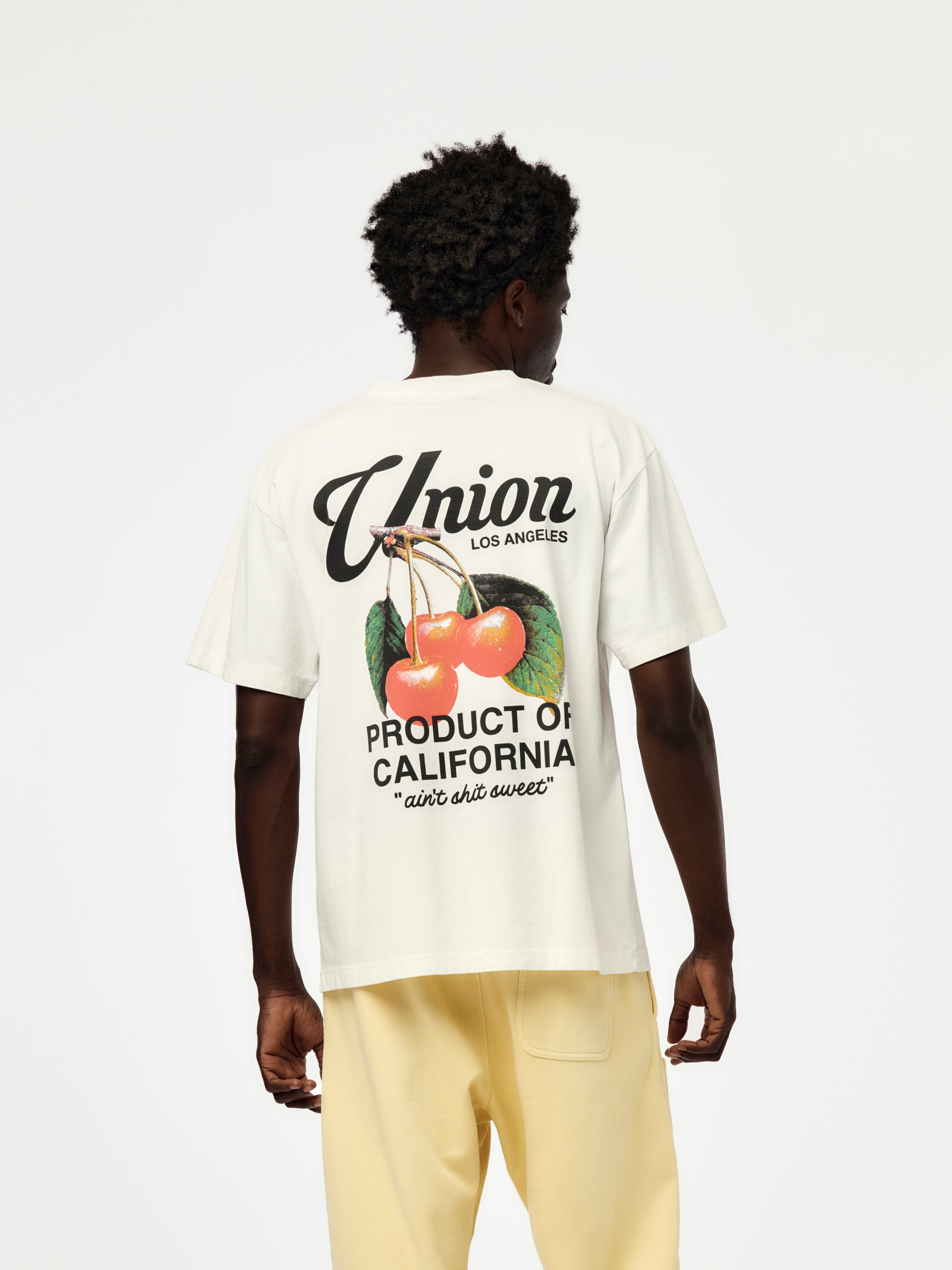 Union Los Angeles CHERRIES TEE (BLANC WHITE) - UNION LOS ANGELES