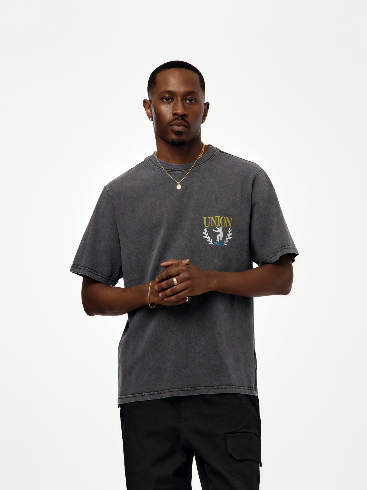 CREST TEE (VINTAGE BLACK)
