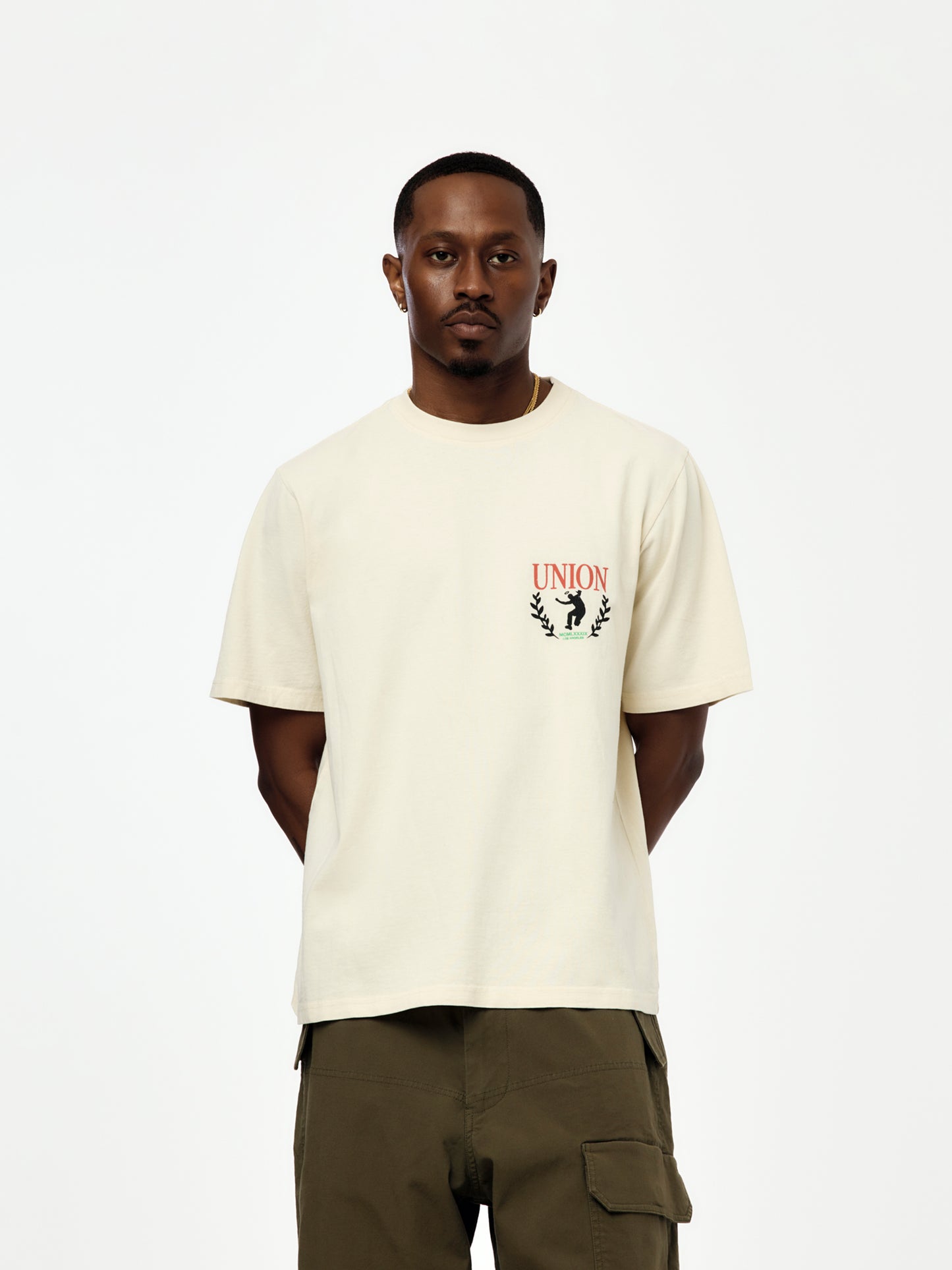 CREST TEE (VINTAGE WHITE)