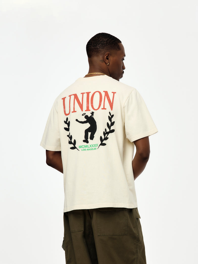 CREST TEE (VINTAGE WHITE)
