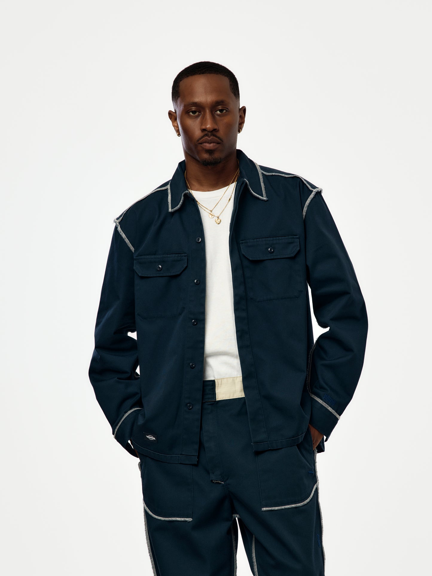 Union x Dickies Inverse Shirt (Dark Navy)