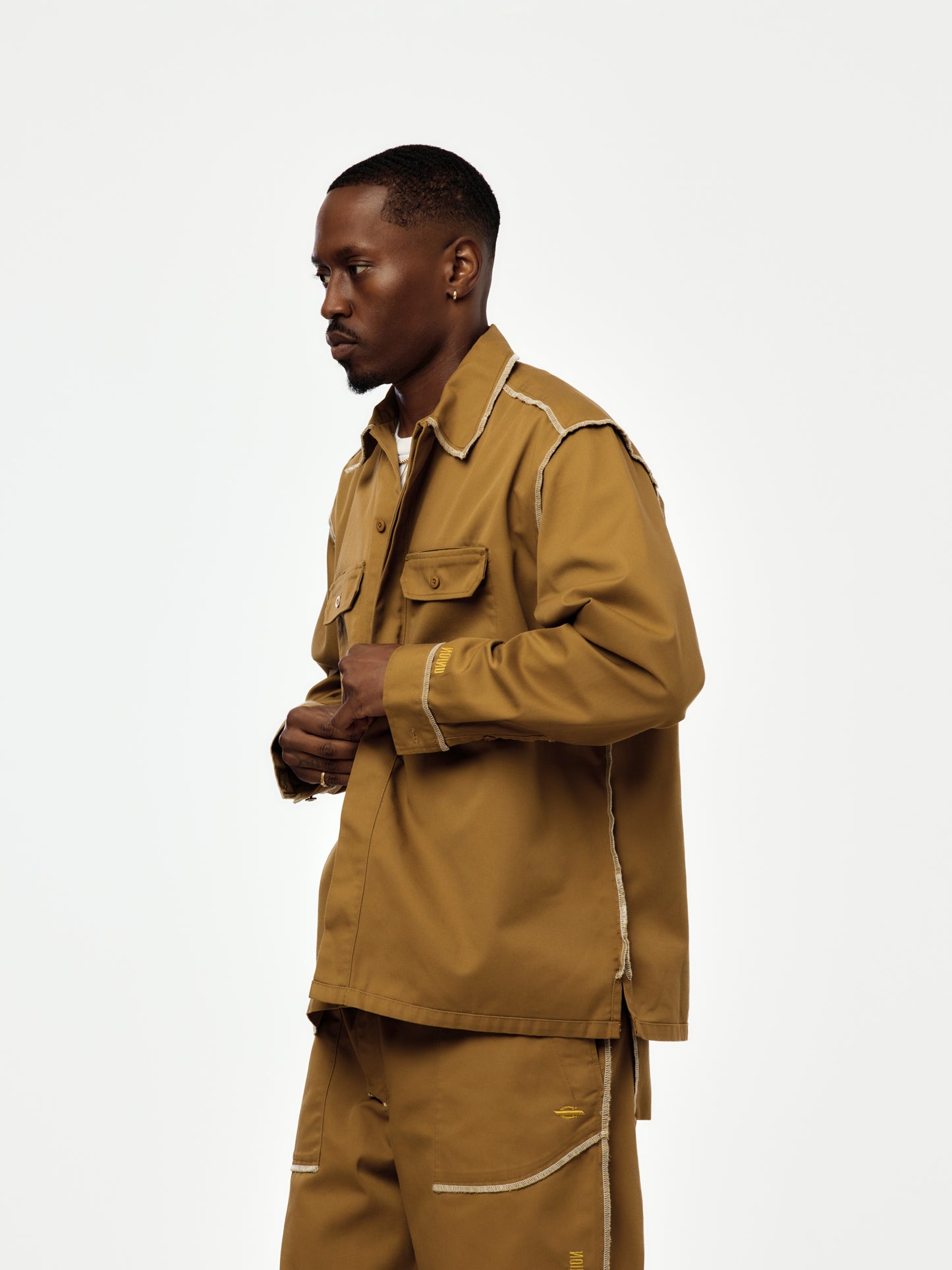 Union x Dickies Inverse Shirt (Light Brown)