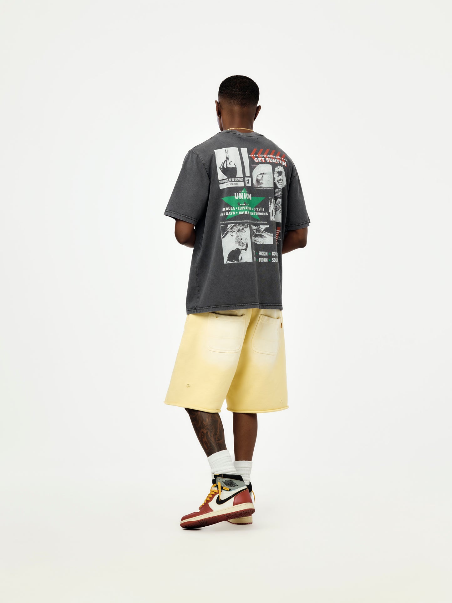 EXCLAIMED SS TEE (VINTAGE BLACK)