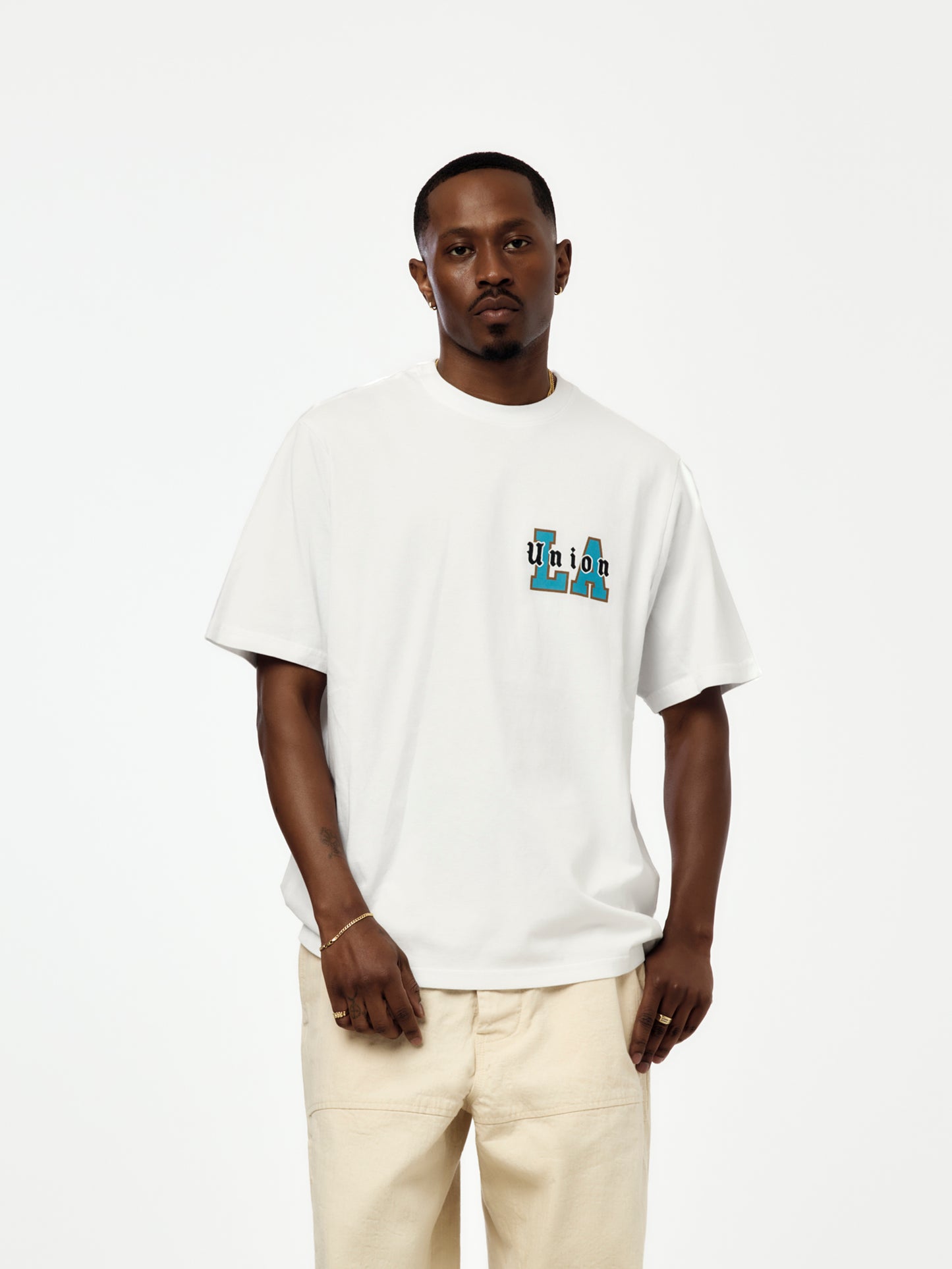OVERLAYED TEE (OPTIC WHITE)