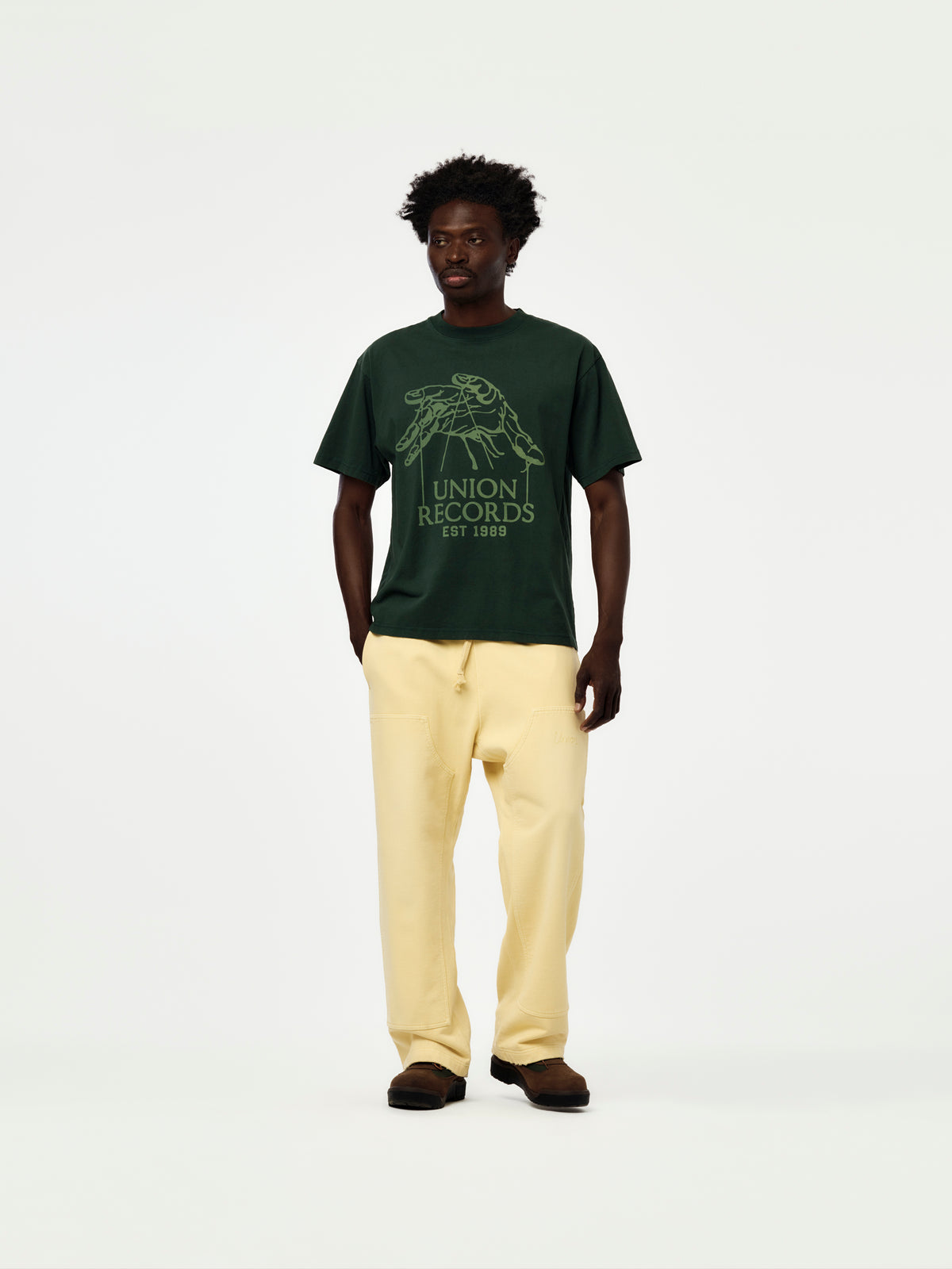 Union Los Angeles Faded Sweat Pants (Yellow)