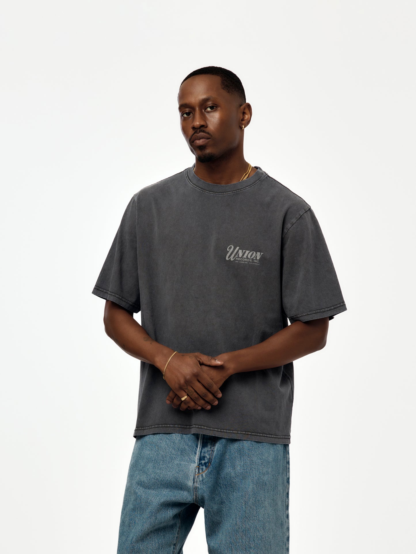 RECORD SHOP TEE (VINTAGE BLACK)