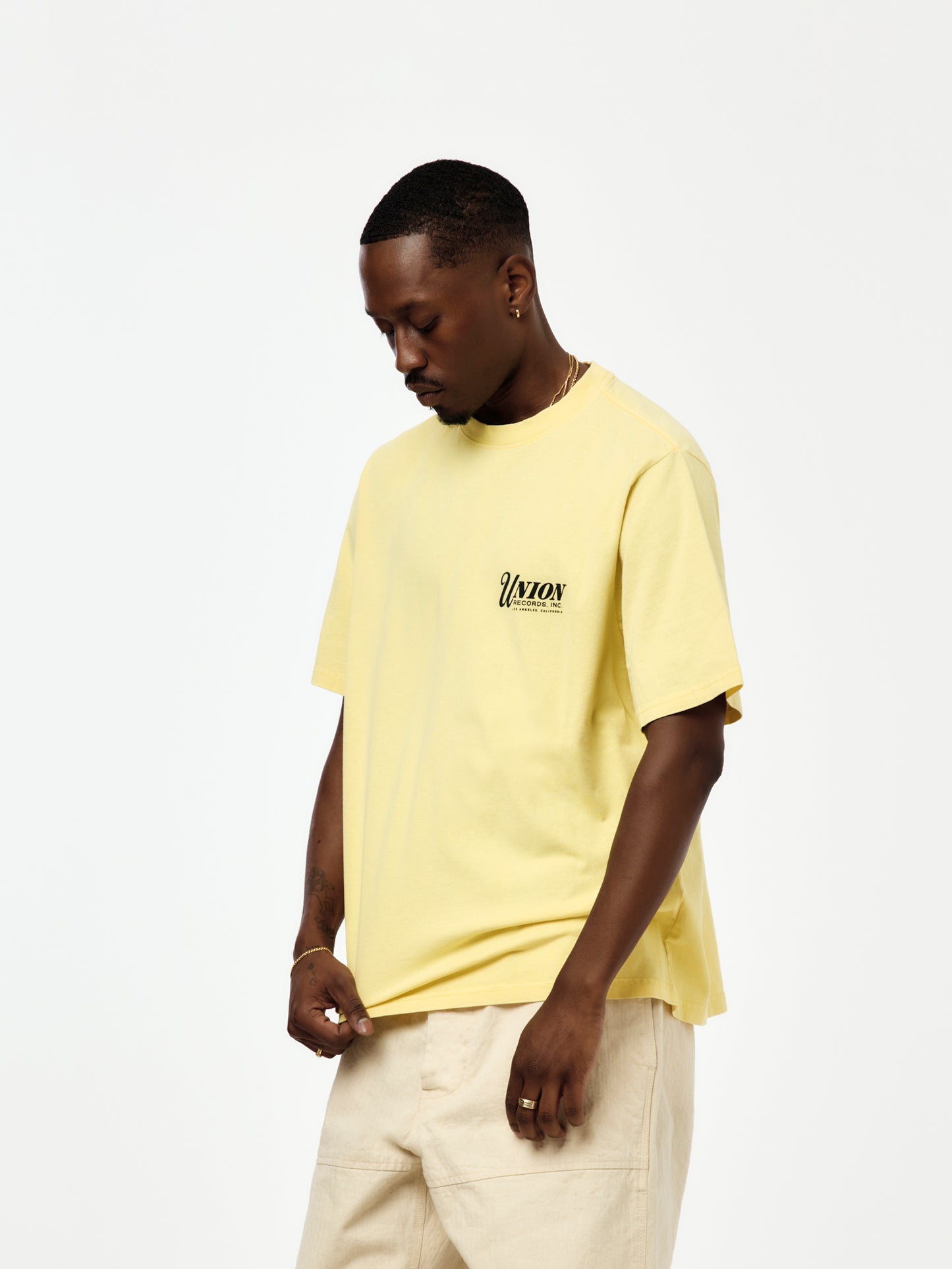 RECORD SHOP TEE (YELLOW)