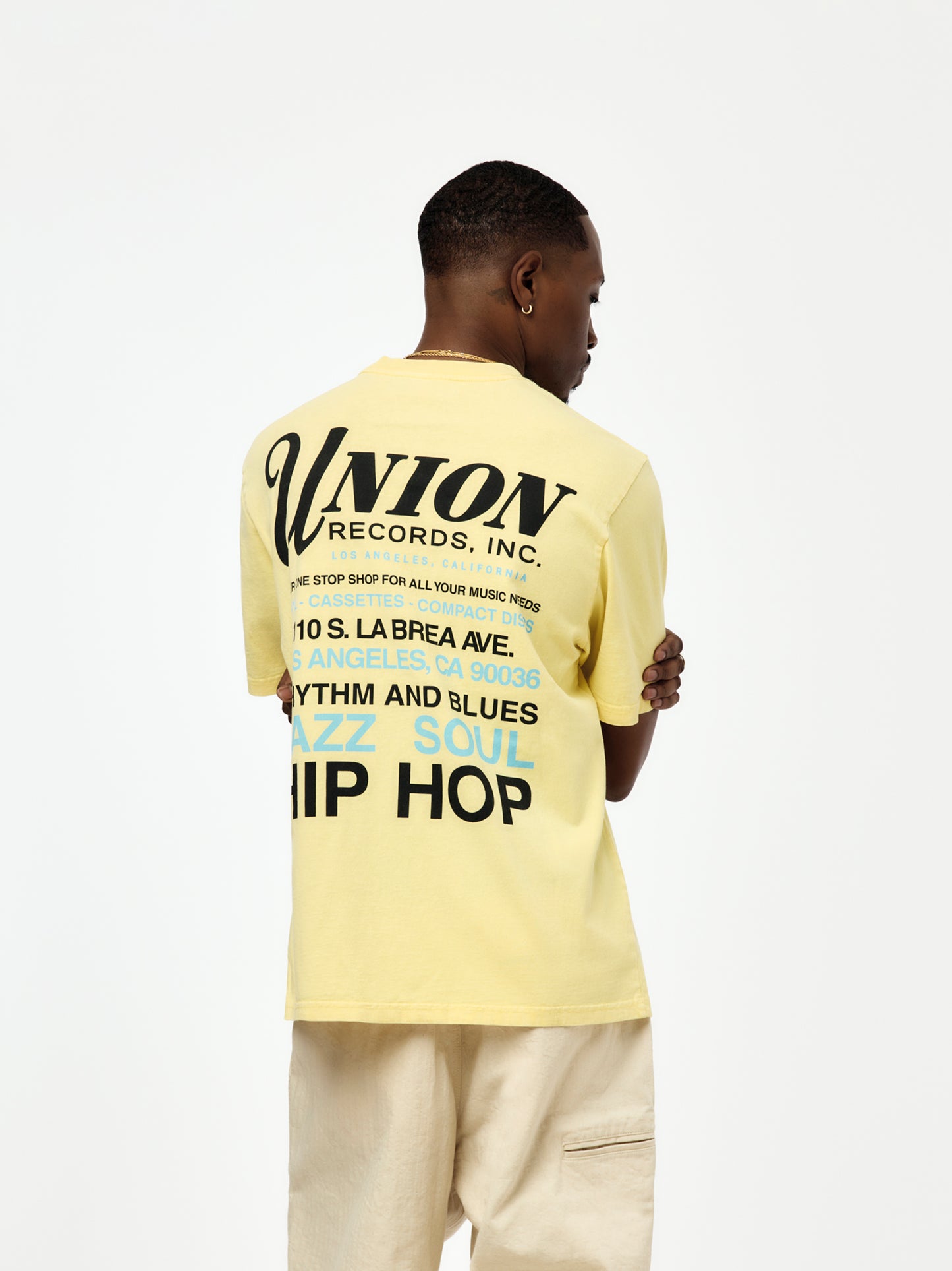 RECORD SHOP TEE (YELLOW)