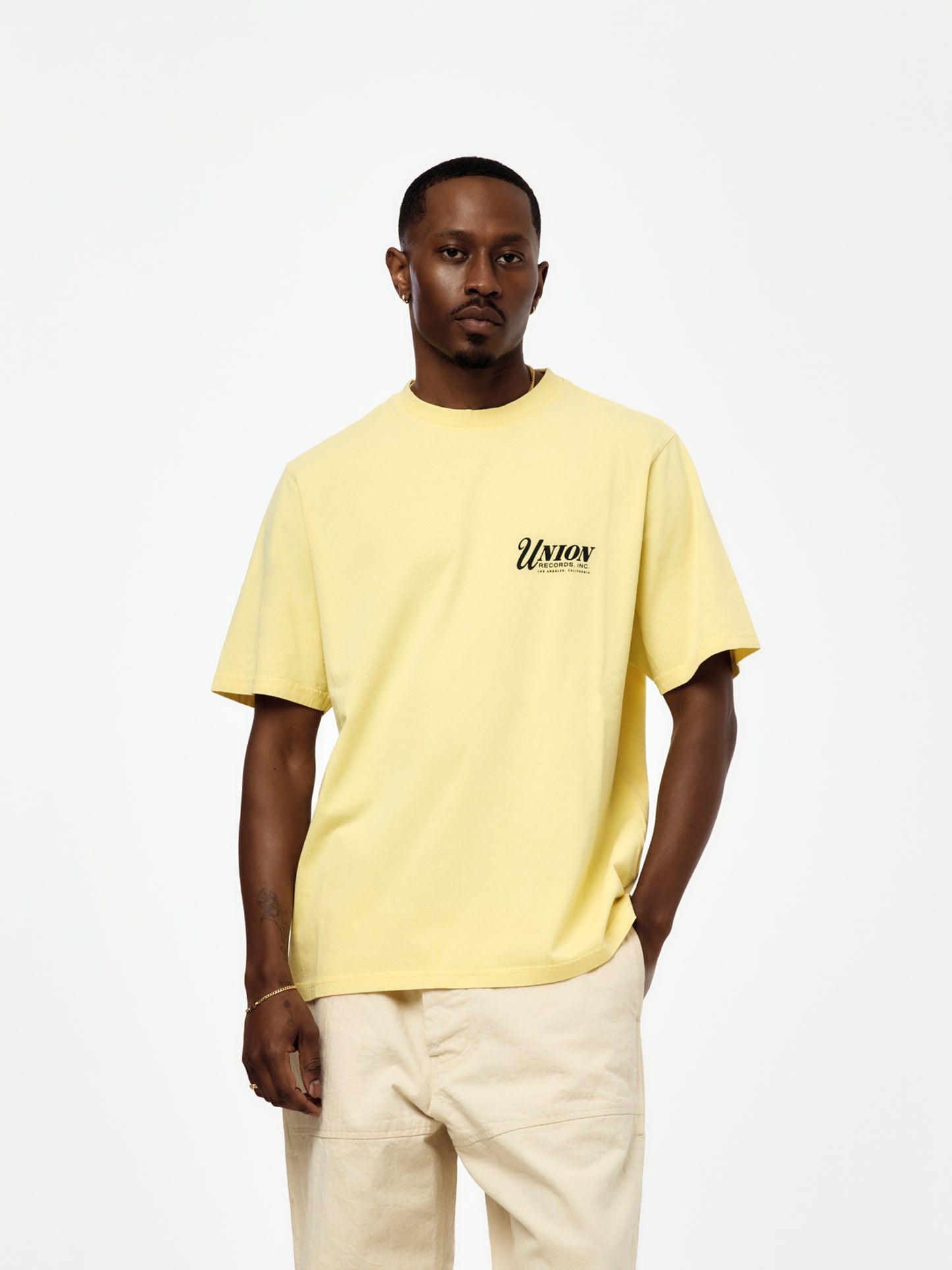 RECORD SHOP TEE (YELLOW)