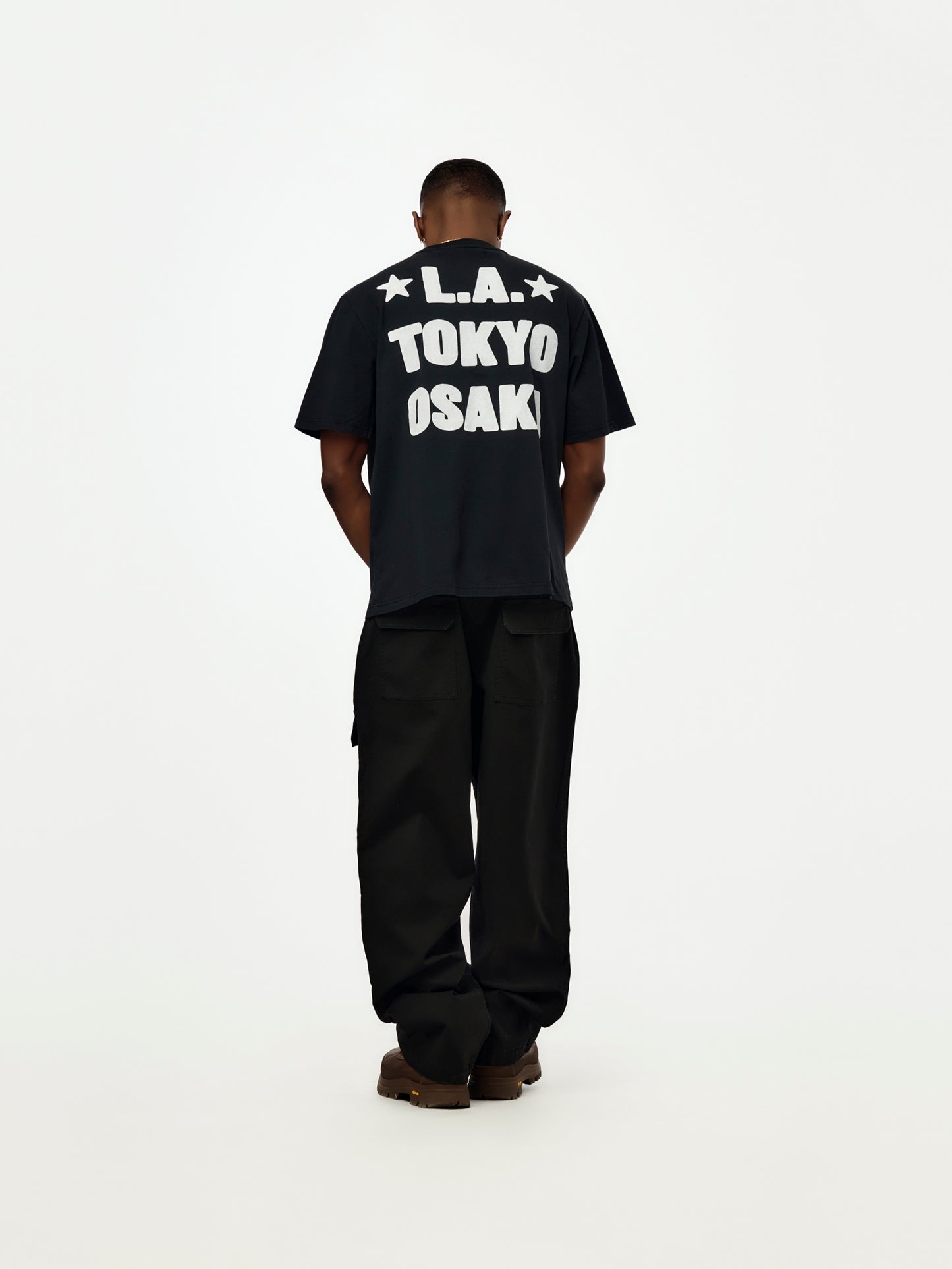 U CITIES TEE (TRUE BLACK)