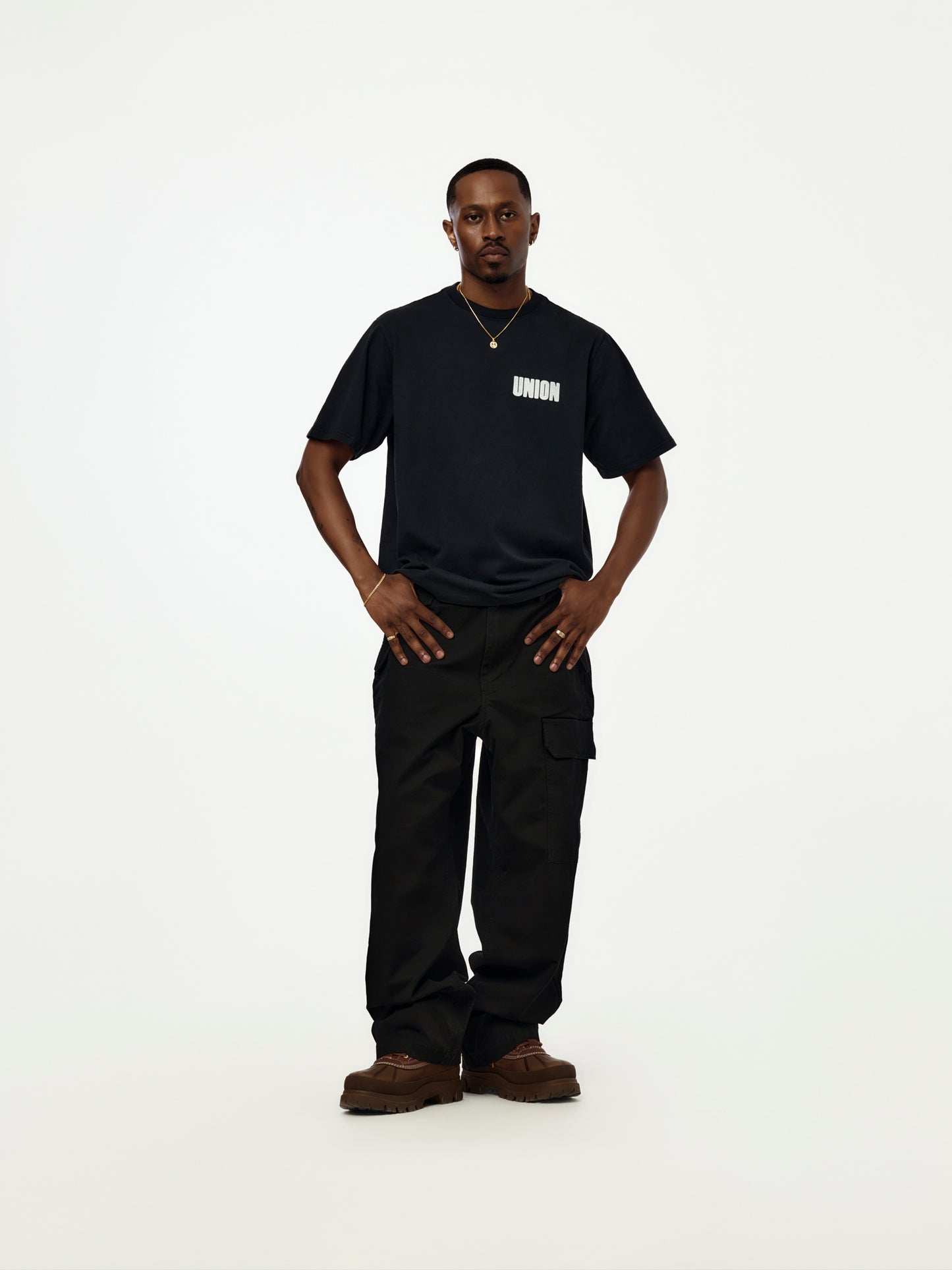 U CITIES TEE (TRUE BLACK)