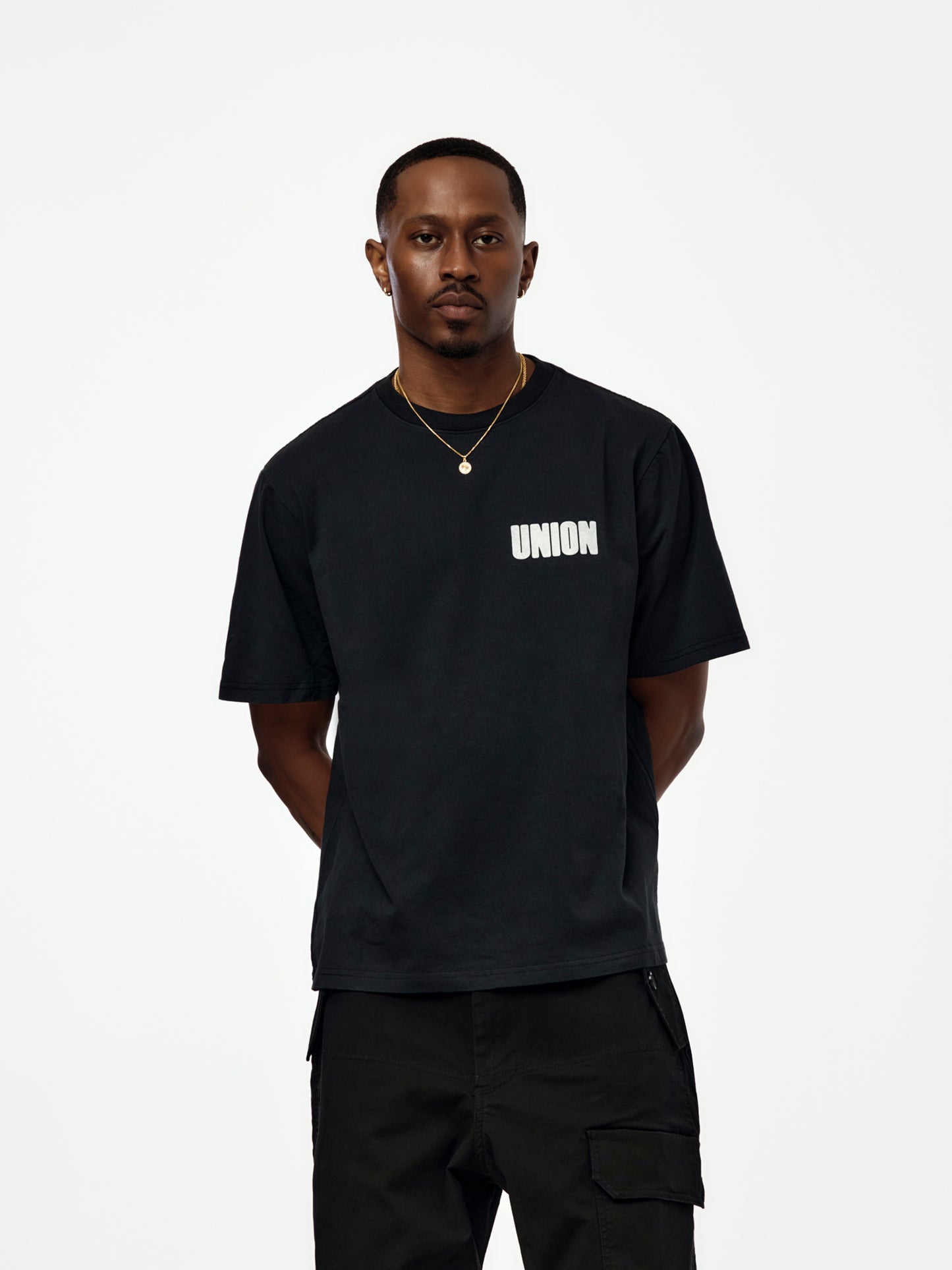 U CITIES TEE (TRUE BLACK)