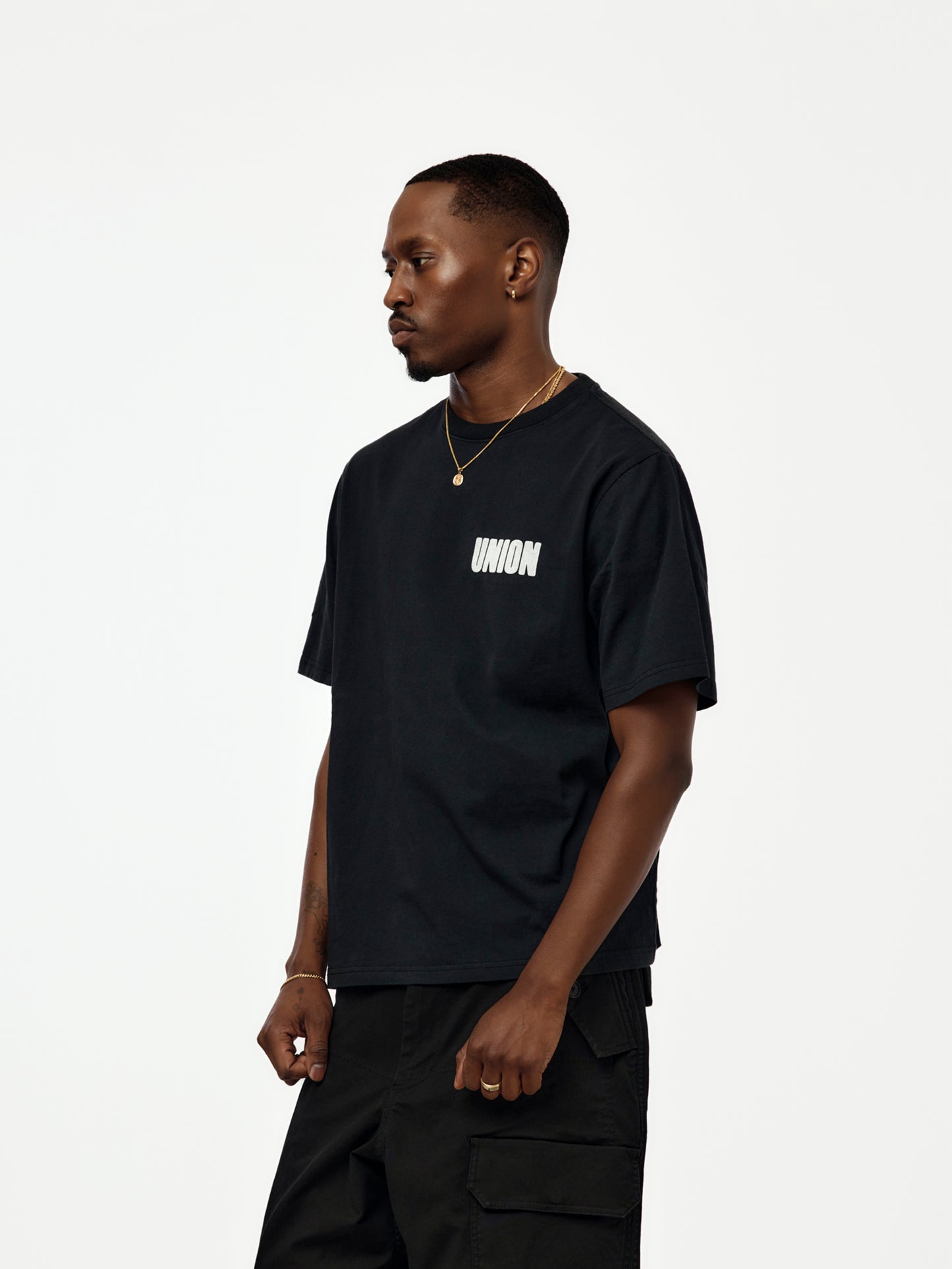U CITIES TEE (TRUE BLACK)