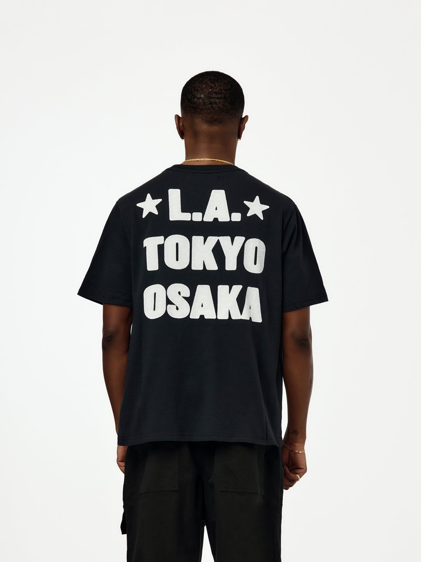 U CITIES TEE (TRUE BLACK)