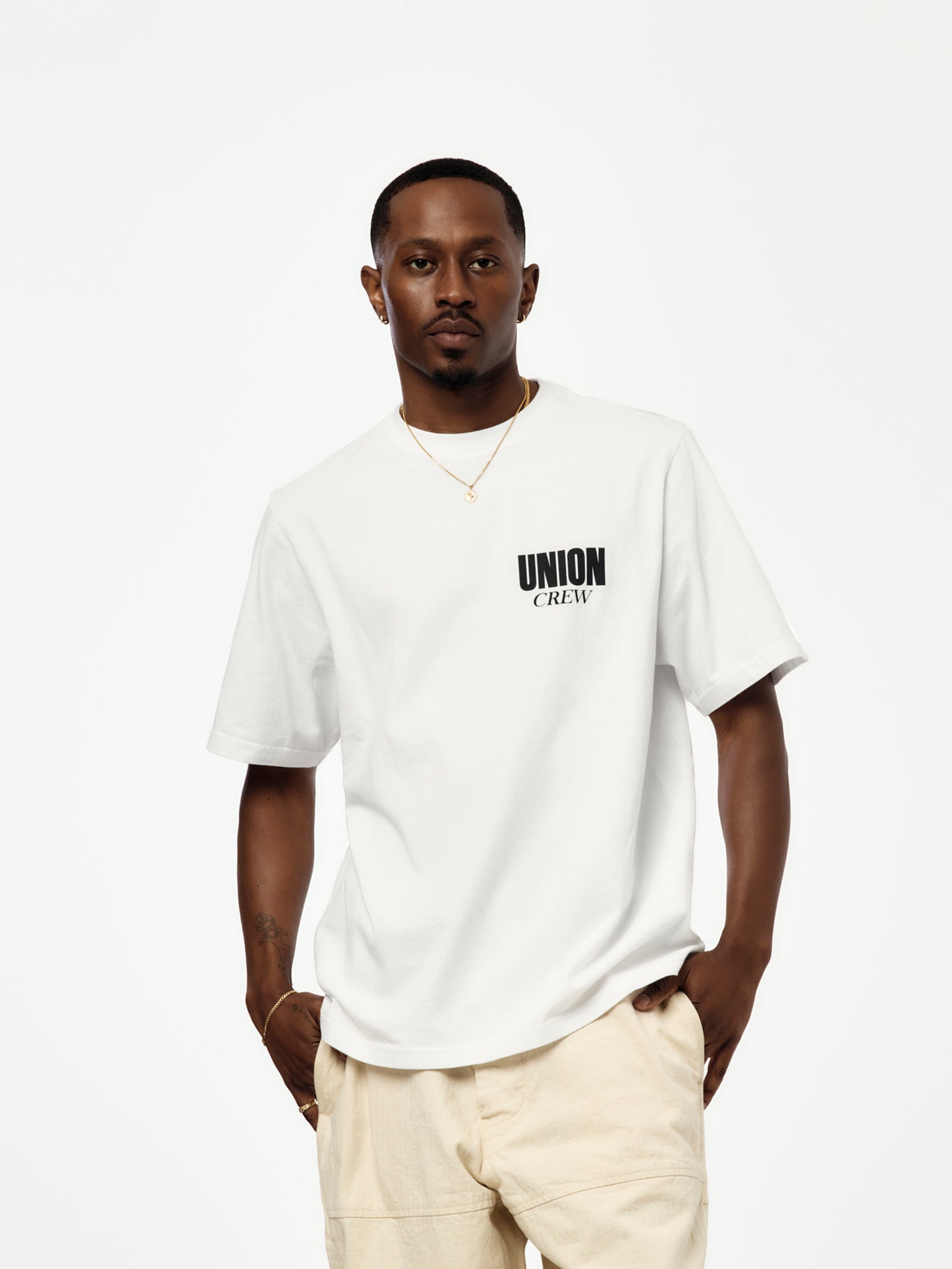 U CREW TEE (OPTIC WHITE)