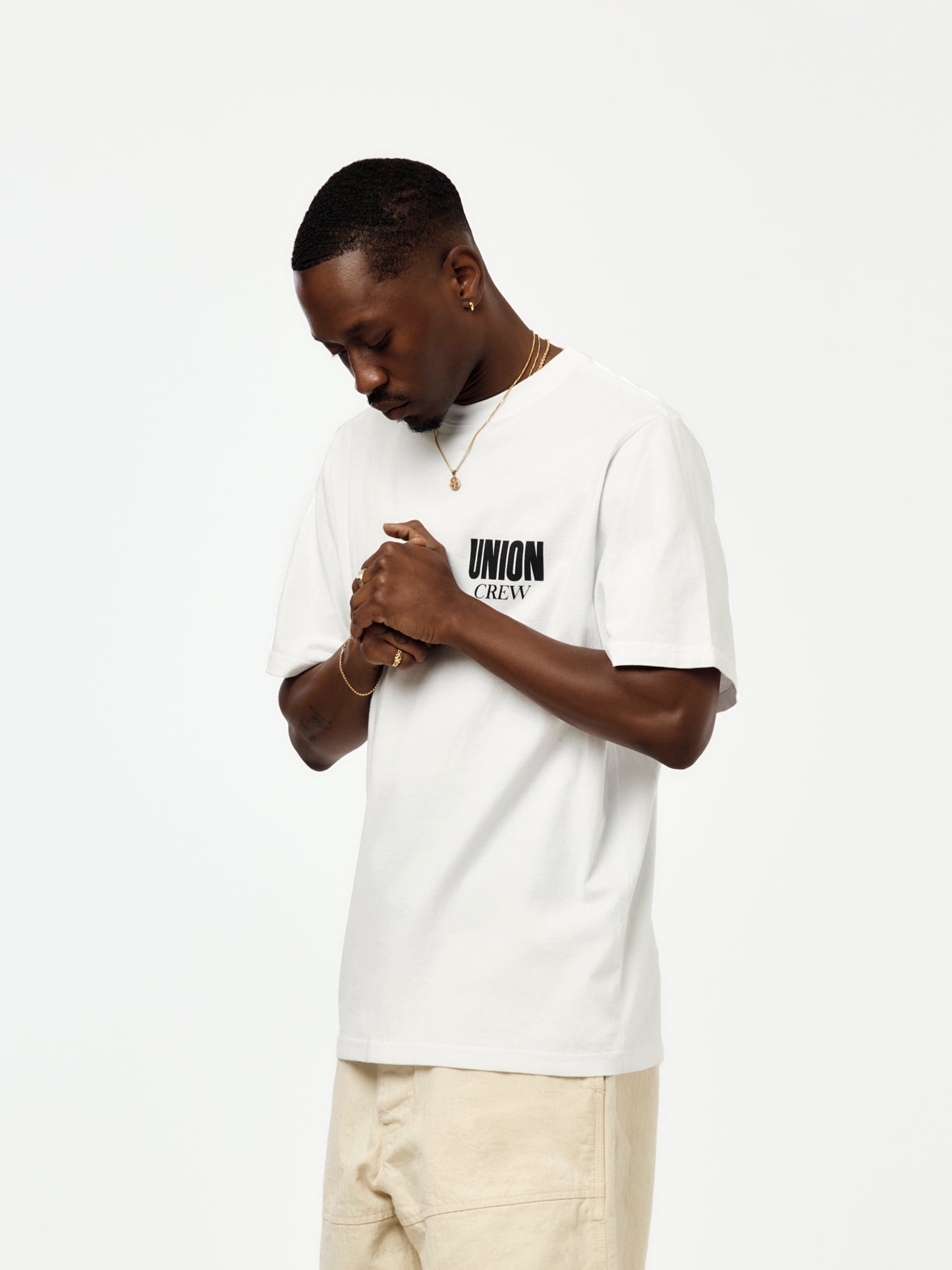 U CREW TEE (OPTIC WHITE)