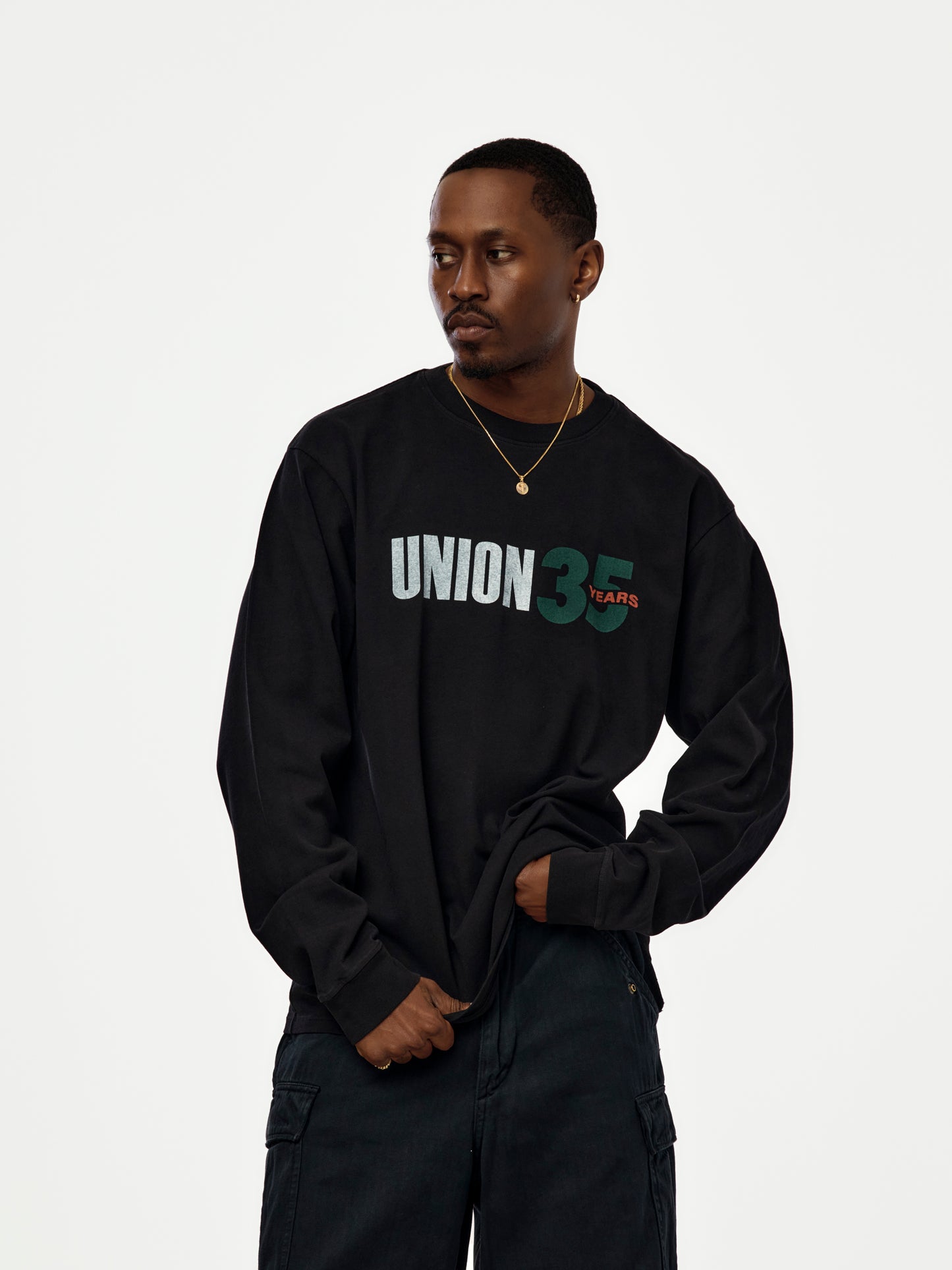 UNION 35th L/S TEE (BLACK)