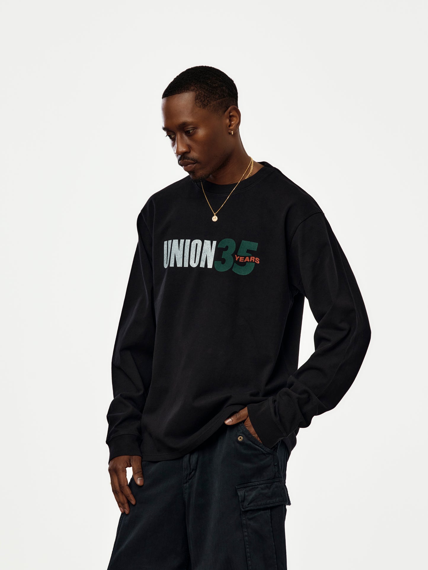 UNION 35th L/S TEE (BLACK)
