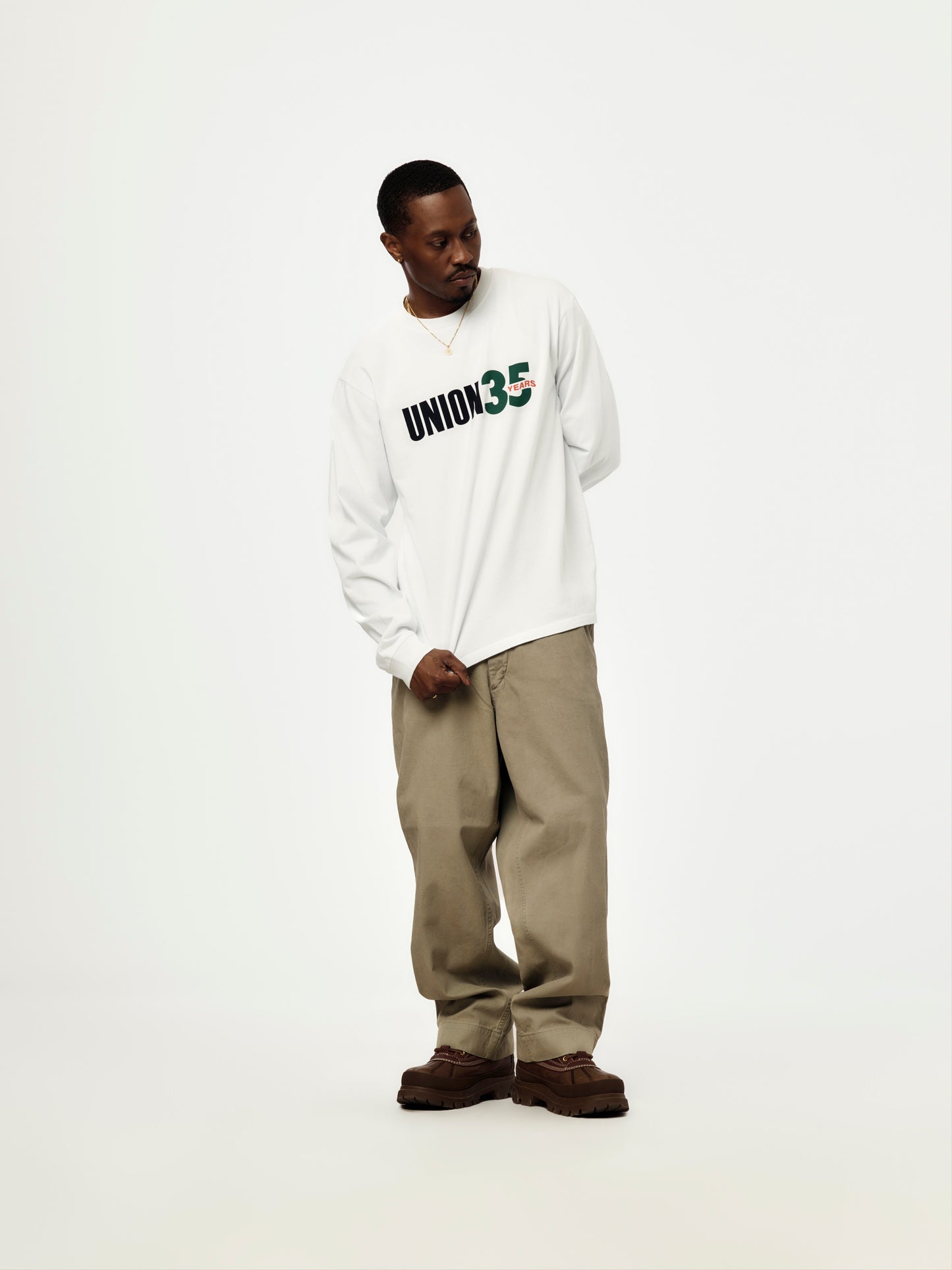 UNION 35th L/S TEE (WHITE)